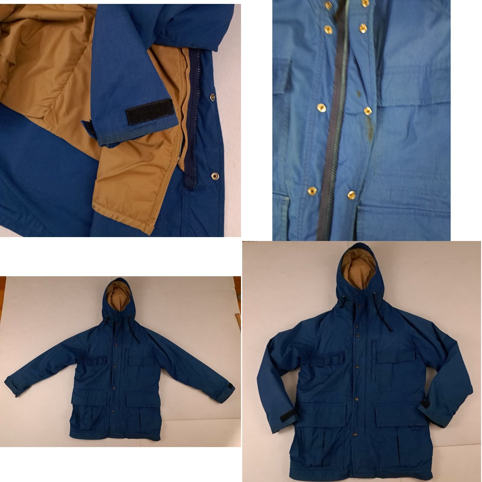 Vintage VINTAGE Stearns Parka Jacket Men XL Blue 3M Liner Zip & Button Outdoor USA Size US XL / EU 56 / 4 - 8 Thumbnail