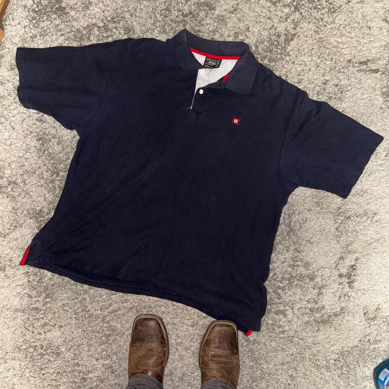Southpole Southpole Men's Navy and Black Polo-shirt Size US XL / EU 56 / 4 - 1 Thumbnail