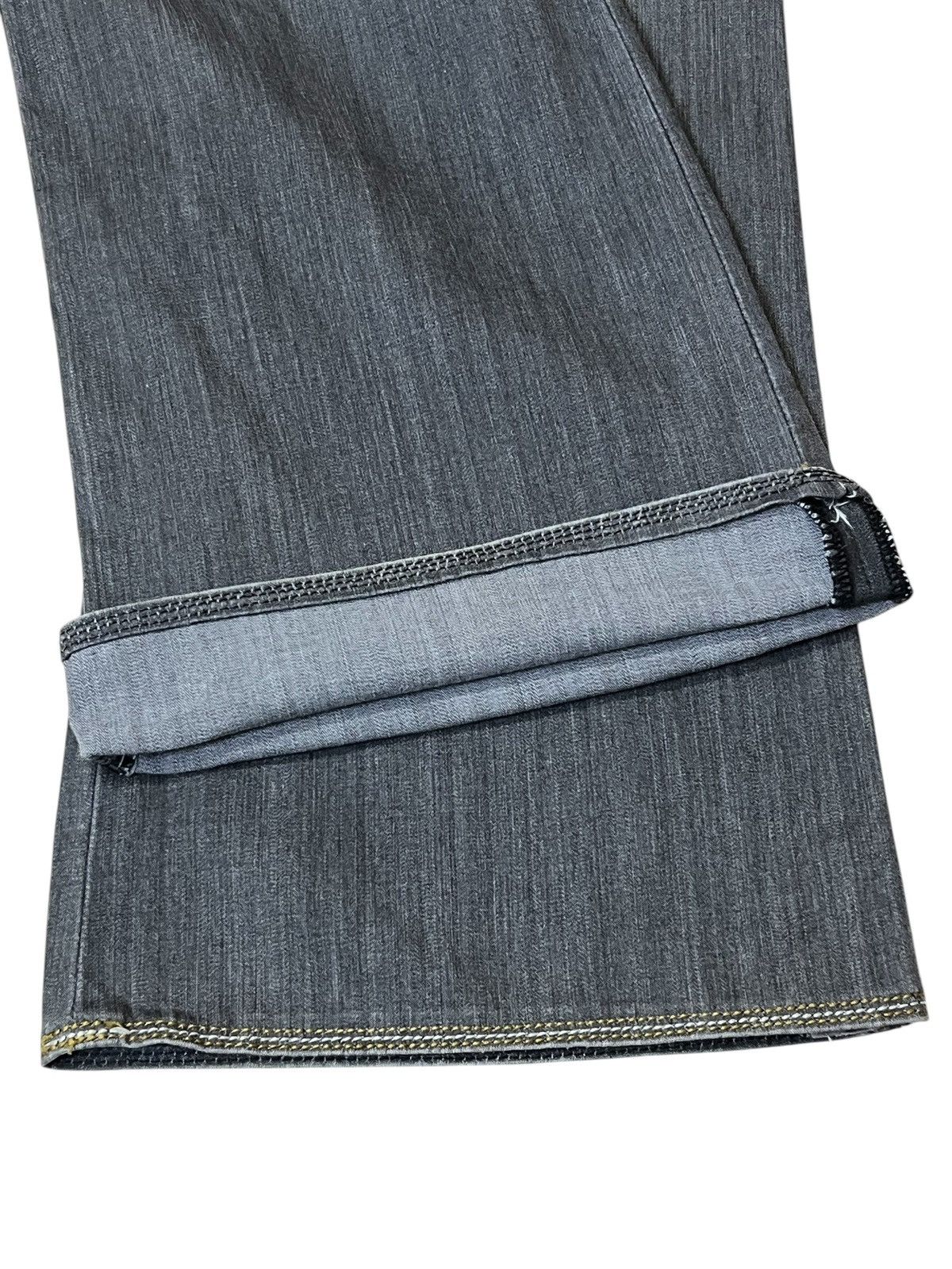 Hiroko Koshino Homme JAPANESE CULTURE “HIROKO KOSHINO” WITH STUDDED FLARED JEANS Size US 29 - 13 Thumbnail