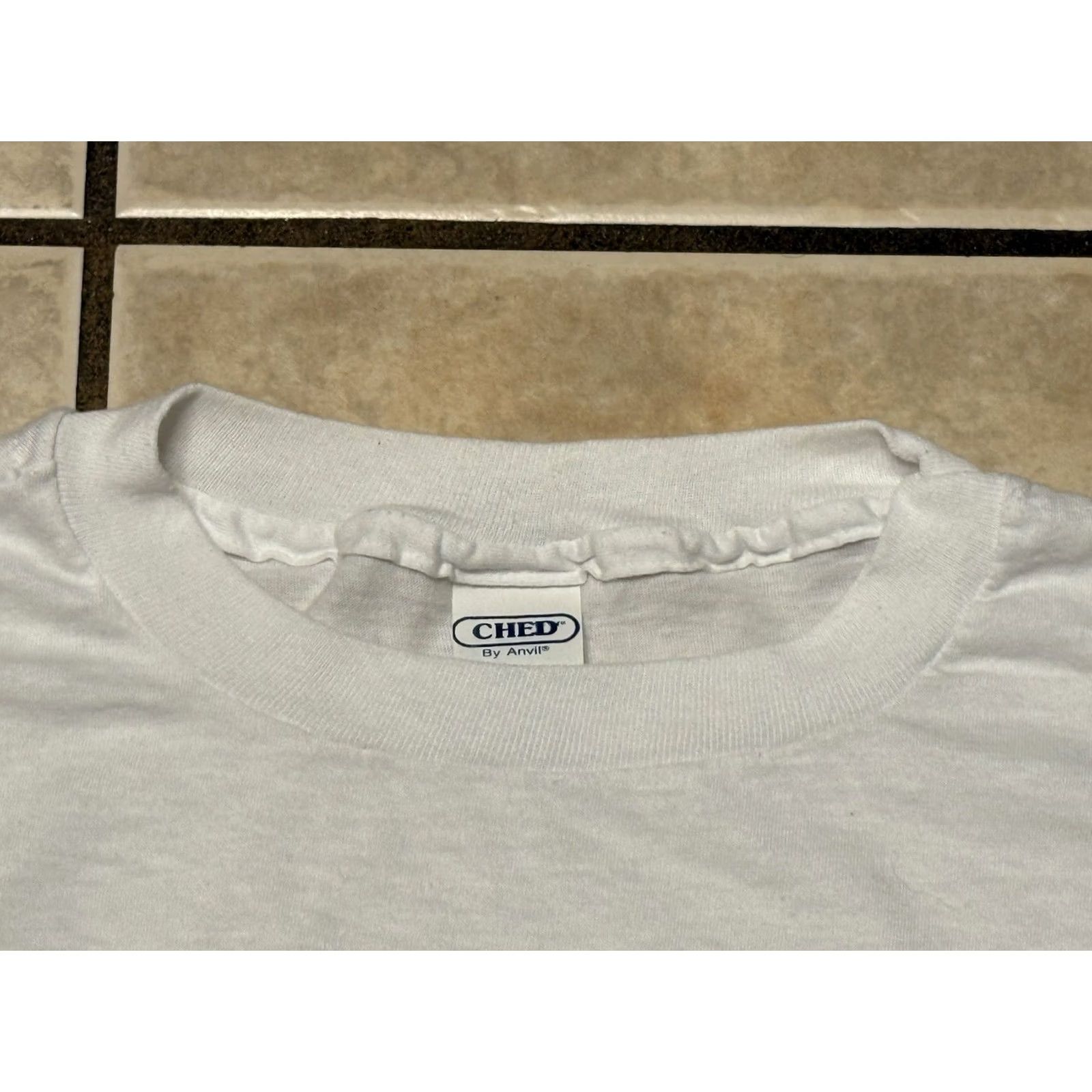 Anvil VINTAGE 90s Art Is Not A Crime Shirt XL White Unisex Adults T-Shirt Short Sleeve Crew Neck Graphic Print Size US XL / EU 56 / 4 - 7 Thumbnail