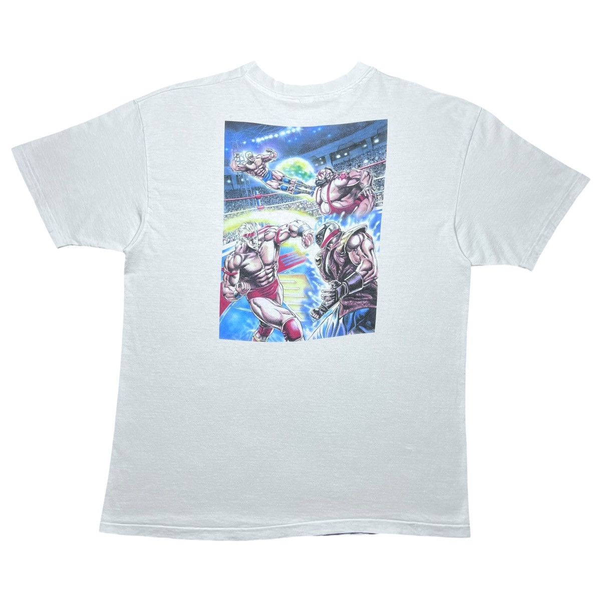 Other Vintage 1994 Ring Of Destruction Slam Masters Capcom T-Shirt Size US XL / EU 56 / 4 - 1 Thumbnail