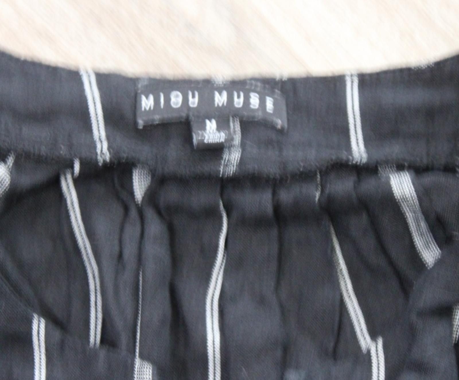 Other Misu Muse Black and White Striped Short Sleeve Dress Medium Size M / US 6-8 / IT 42-44 - 2 Thumbnail