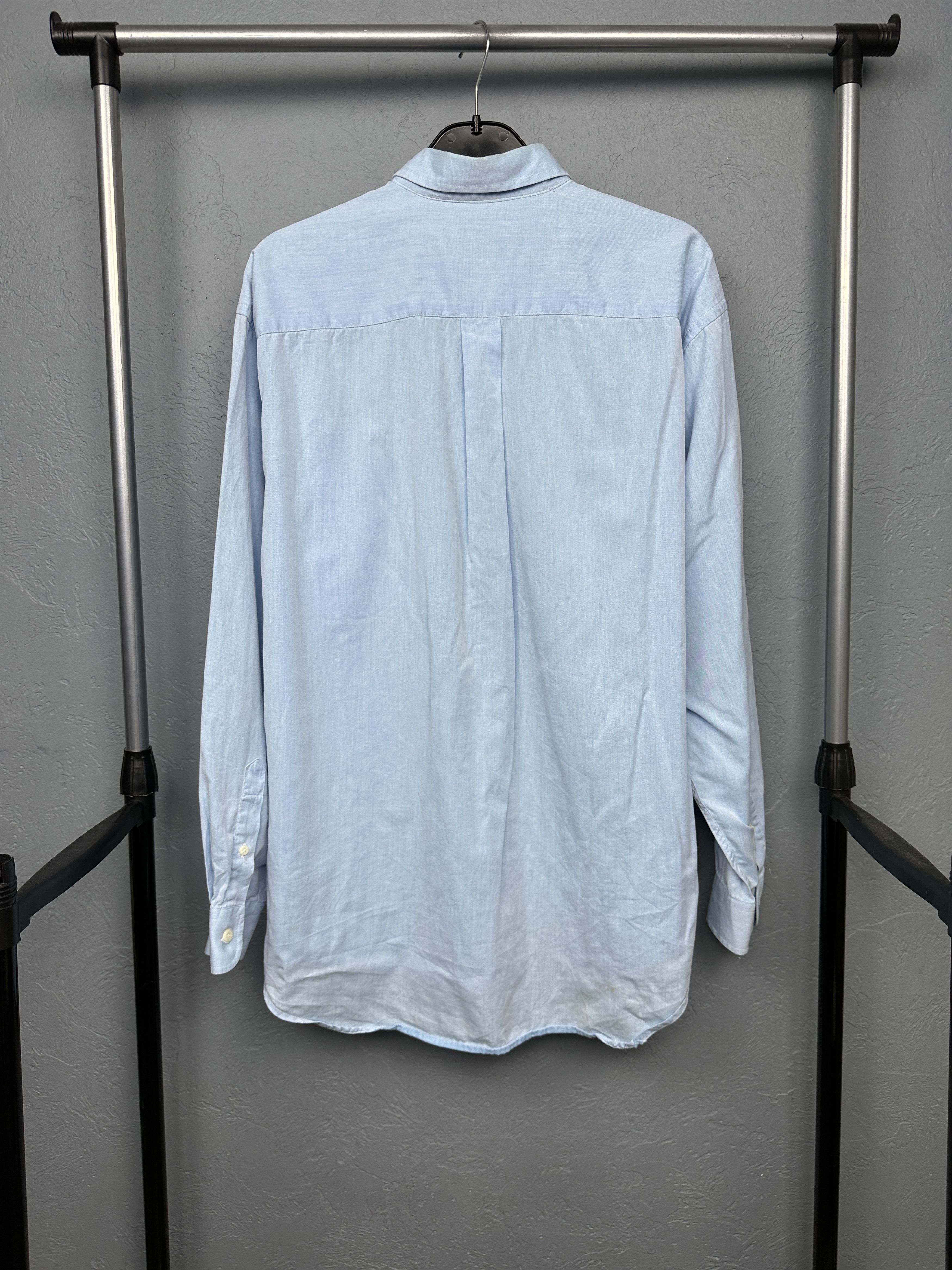 Burberry Thomas Burberry Mens Long Sleeve Shirt Size US XL / EU 56 / 4 - 8 Thumbnail