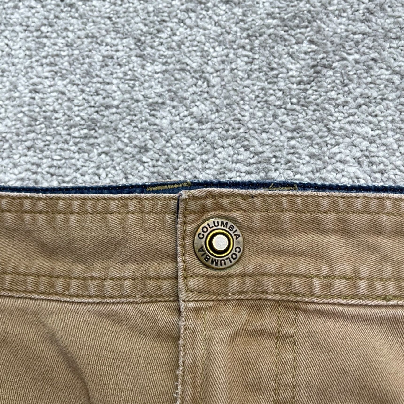 Vintage Columbia Regular Fit Carpenter Pants Men 42W 30L Brown Straight Leg Cotton Size US 42 / EU 58 - 3 Thumbnail