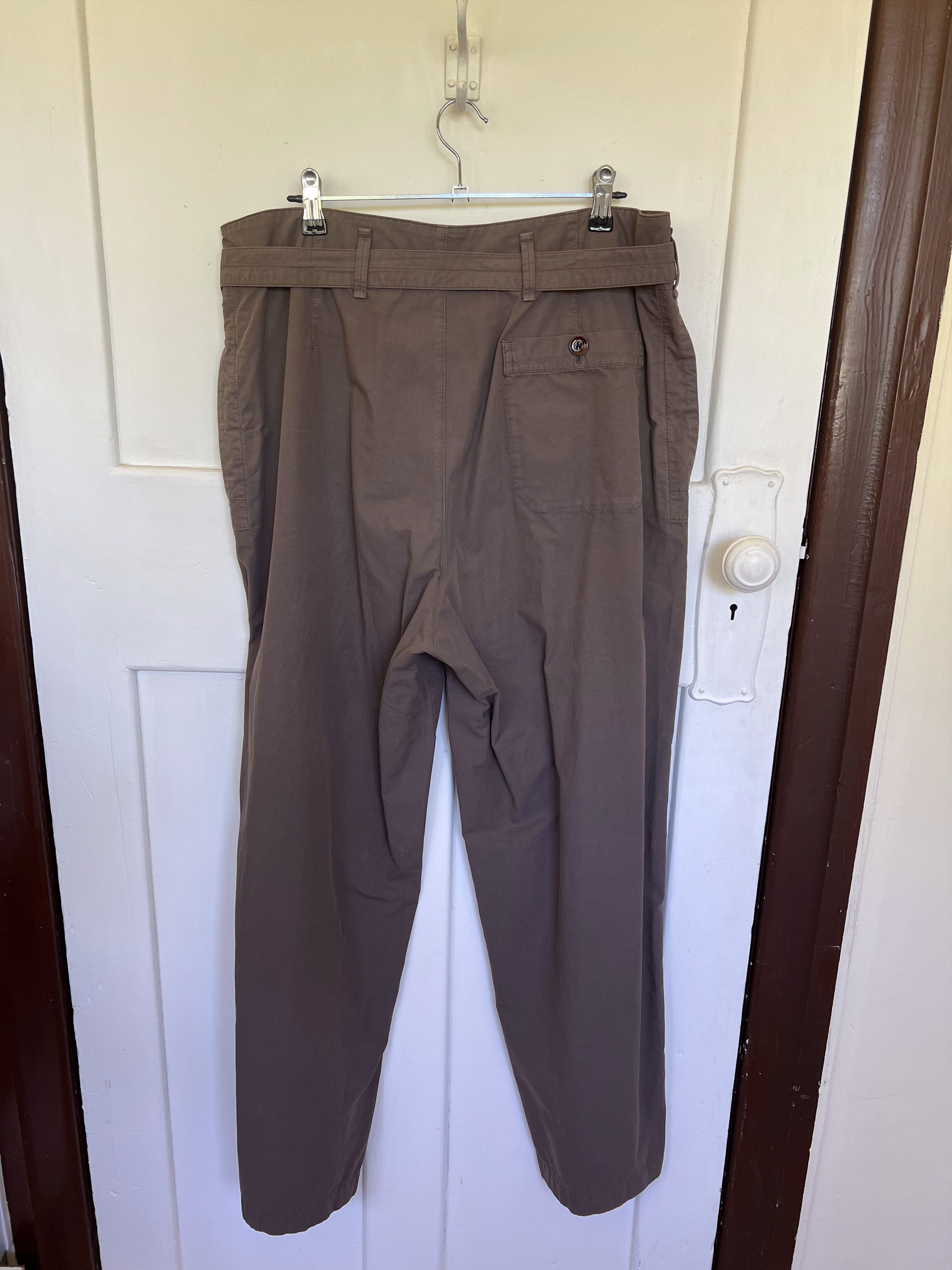Lemaire Lemaire AW21 Ventile Chestnut Trench Pants size 50 Size US 34 / EU 50 - 3 Thumbnail