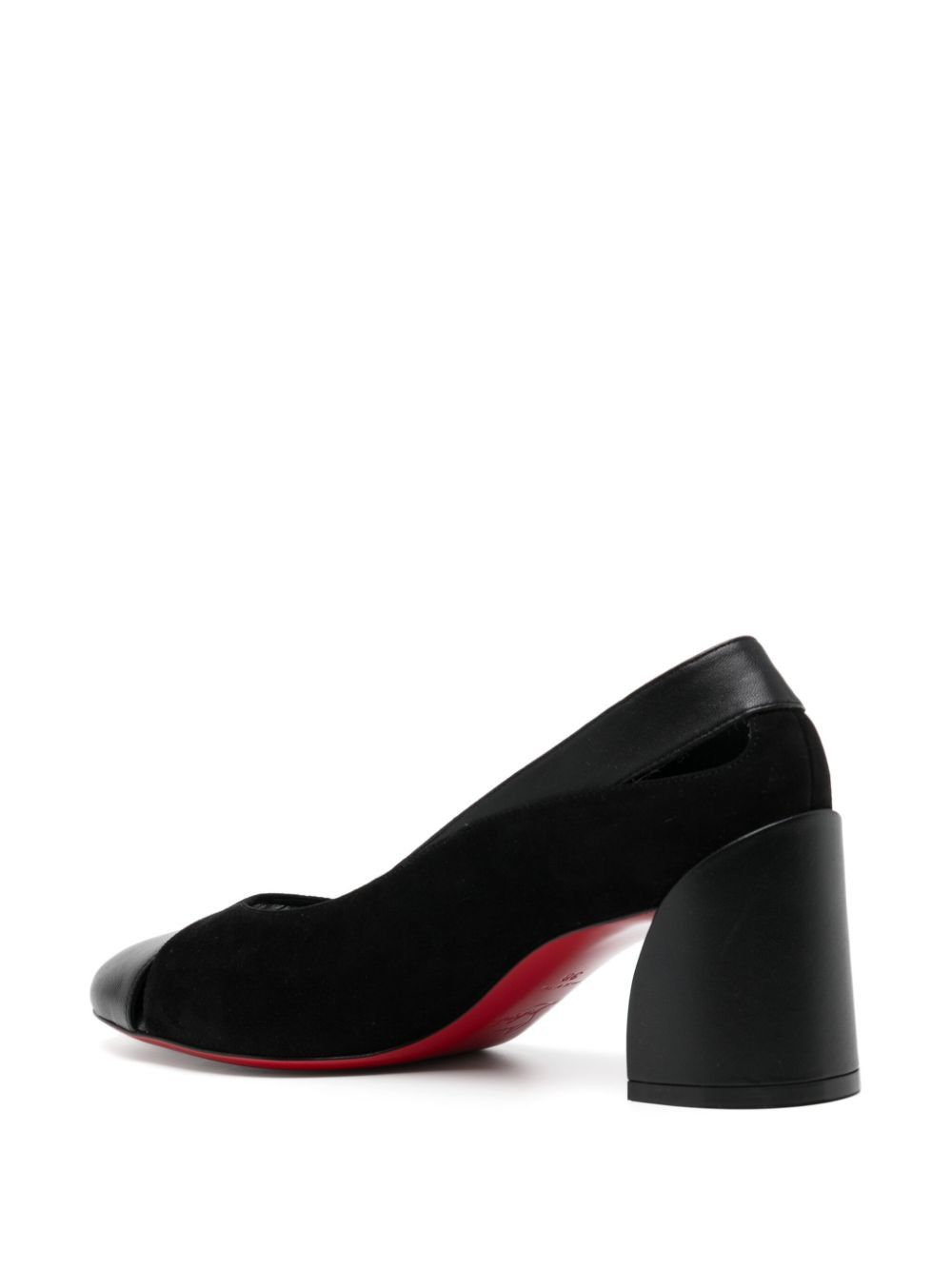Christian Louboutin o1s1wg111124 Duvette Leather Pumps in Black Size US 11 / IT 41 - 3 Thumbnail