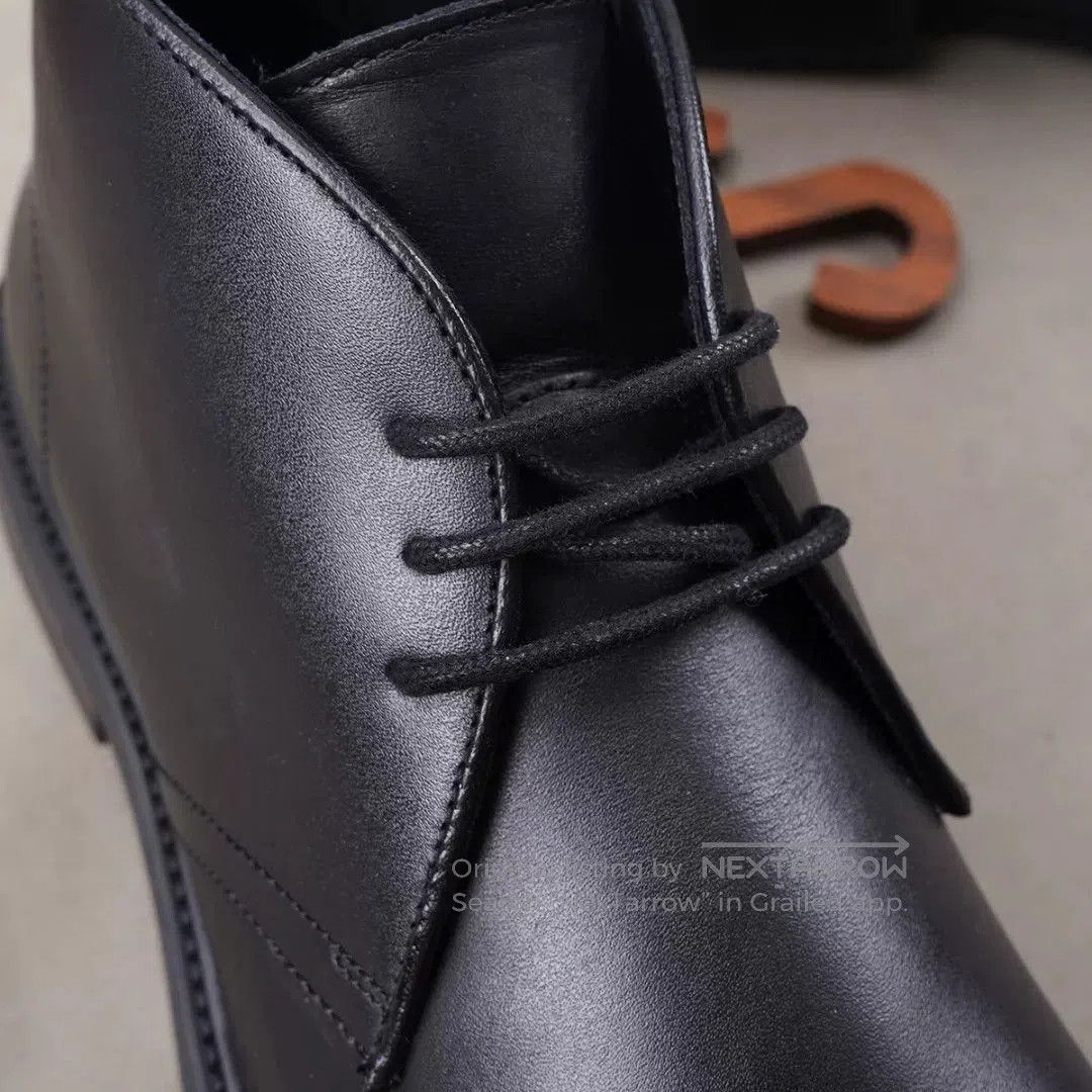 Testoni Black Leather Chukka Boots by A Testoni. Size US 11 / EU 44 - 7 Thumbnail