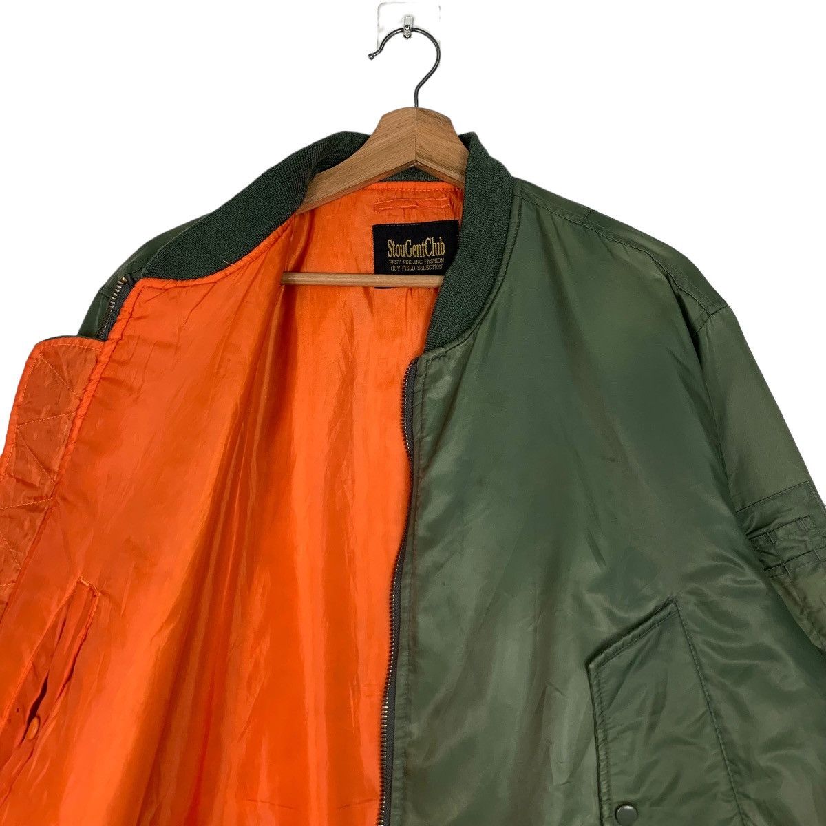 STOU GENT CLUB Ma 1 Bomber Jacket #0855-C38