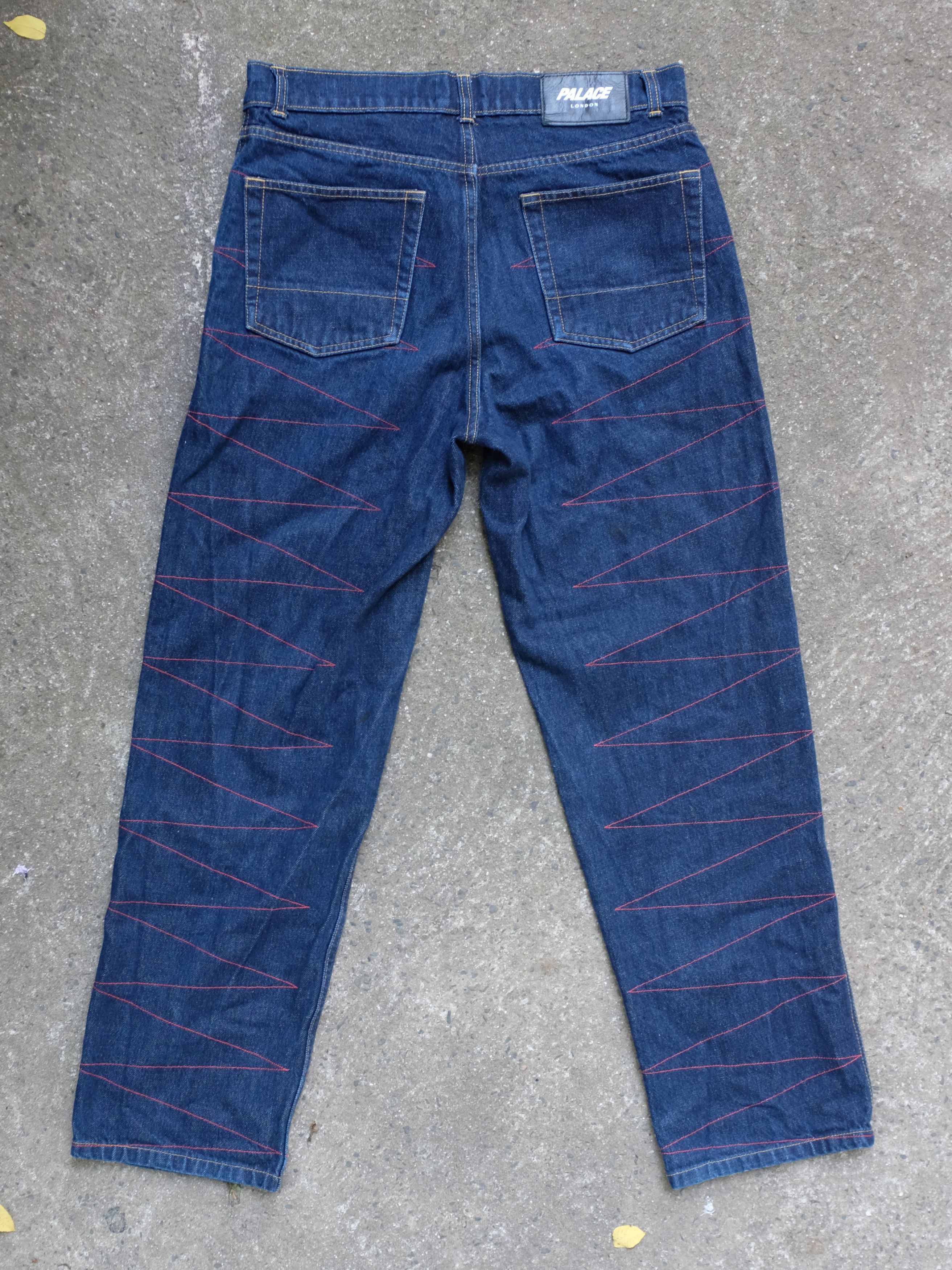 Palace Baggy Zig Zag Palace Jeans Size US 30 / EU 46 - 3 Thumbnail
