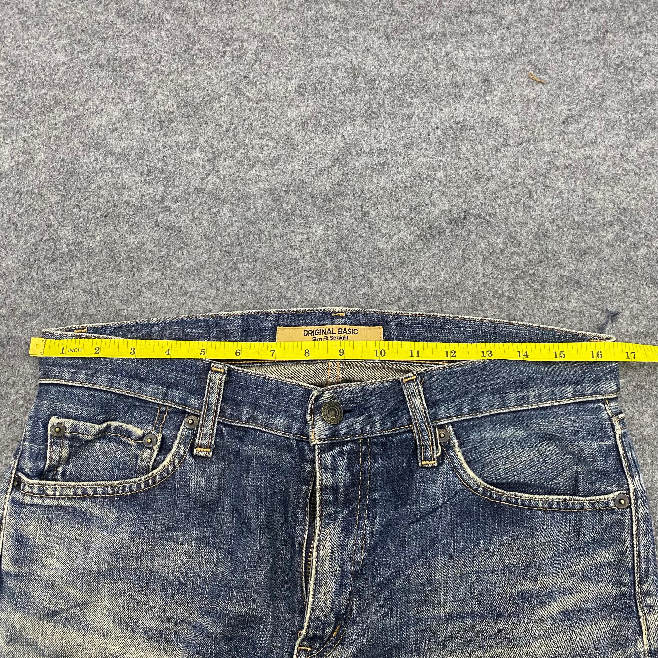 Japanese Brand 💥Delete 💥 Uniqlo Distressed Denim Size US 34 / EU 50 - 4 Thumbnail