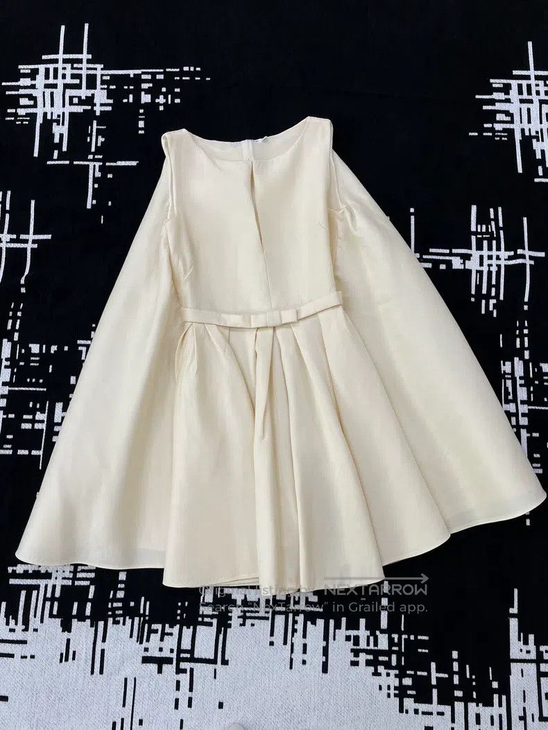 Dior Dior White silk wool dress sleeveless dress Size XS / US 0-2 / IT 36-38 - 1 Thumbnail