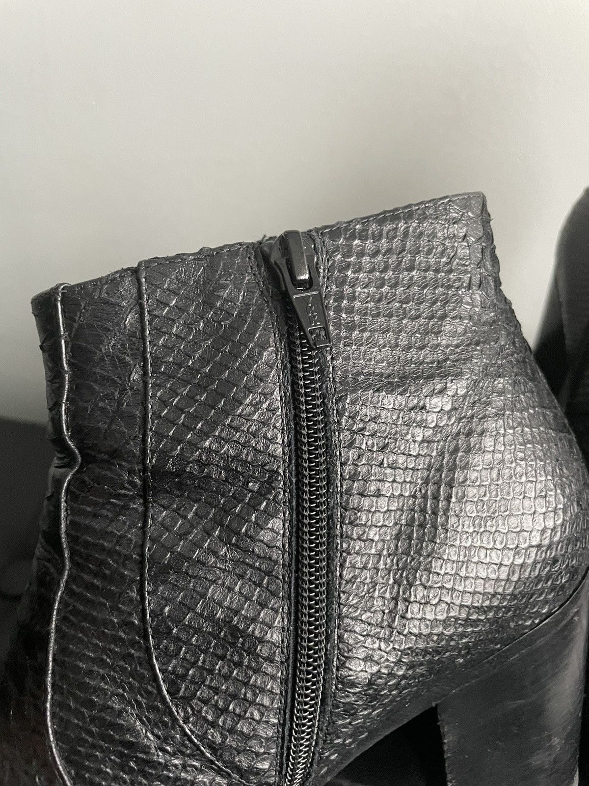 Hedi Slimane × Saint Laurent Paris FW15 Python French 85 Boots Size US 10 / EU 43 - 7 Thumbnail
