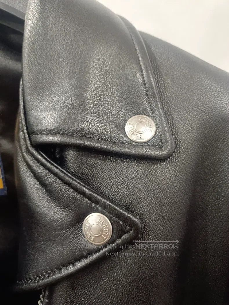 Schott Schott NYC Women's Biker Rock Cable-Stayed Lambskin Jacket Size S / US 4 / IT 40 - 7 Thumbnail