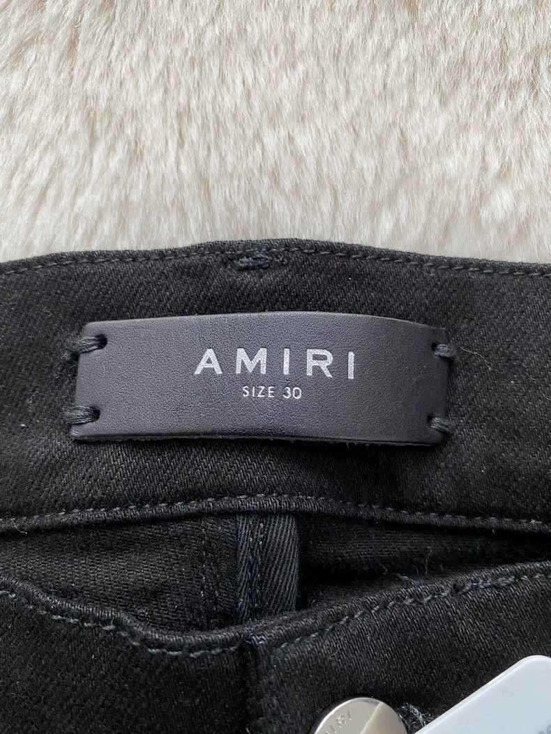 Amiri Amiri Black Cashew Flower mx2 Jean Size US 30 / EU 46 - 2 Thumbnail