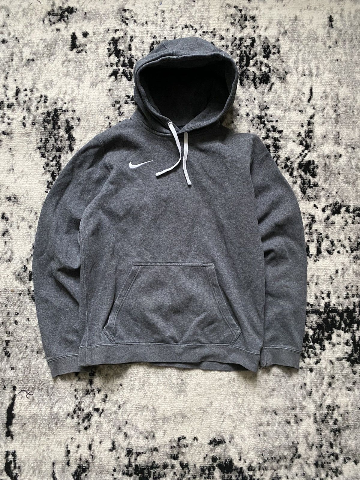 Nike × Vintage Nike Vintage Hoodie Boxy Streetwear Y2k Small Logo Drill Size US S / EU 44-46 / 1 - 1 Thumbnail