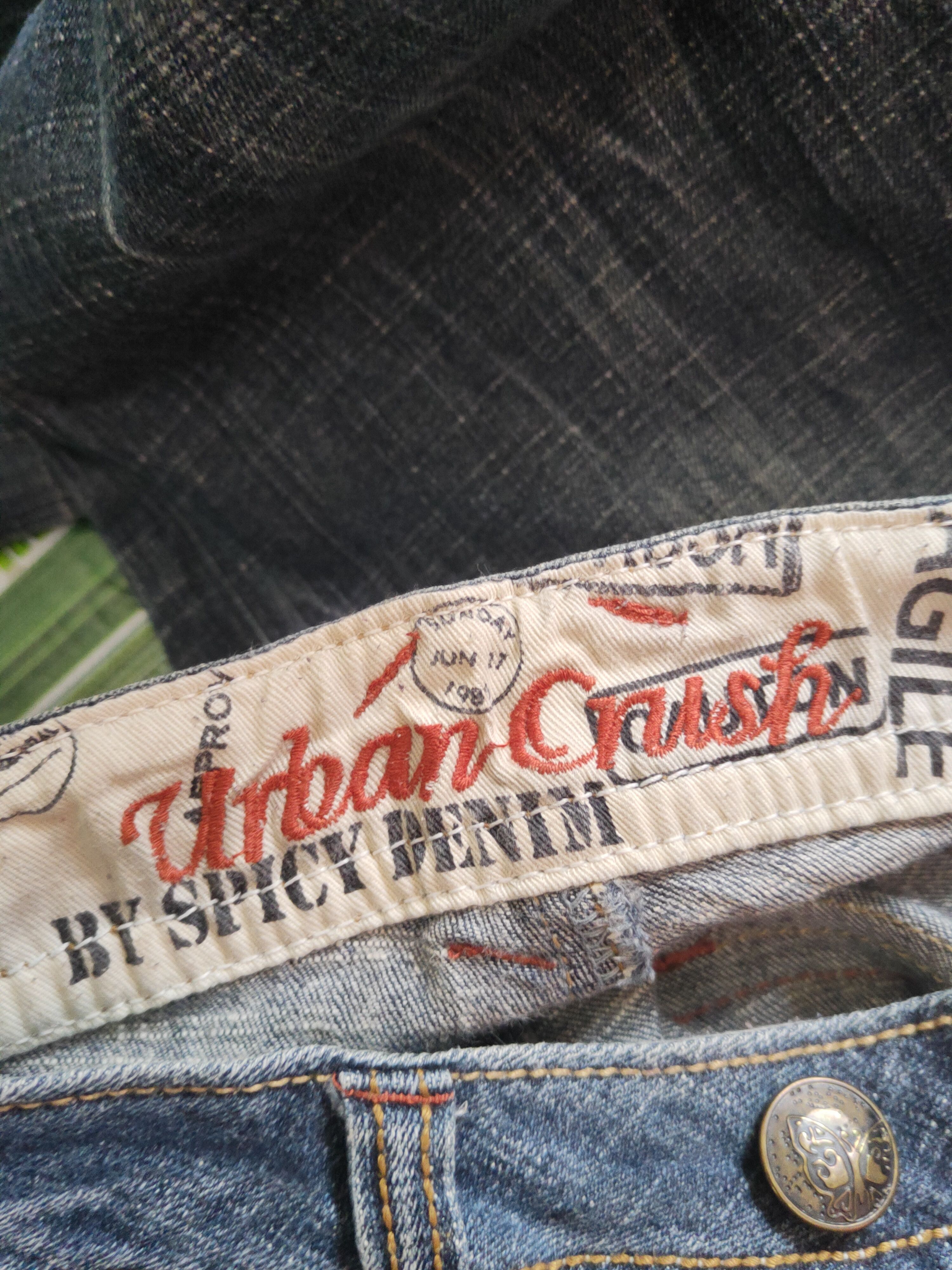 Japanese Brand Urban Crush Dark Blue Distressed Ripped Jeans #S2369 Size 30" / US 8 / IT 44 - 15 Thumbnail