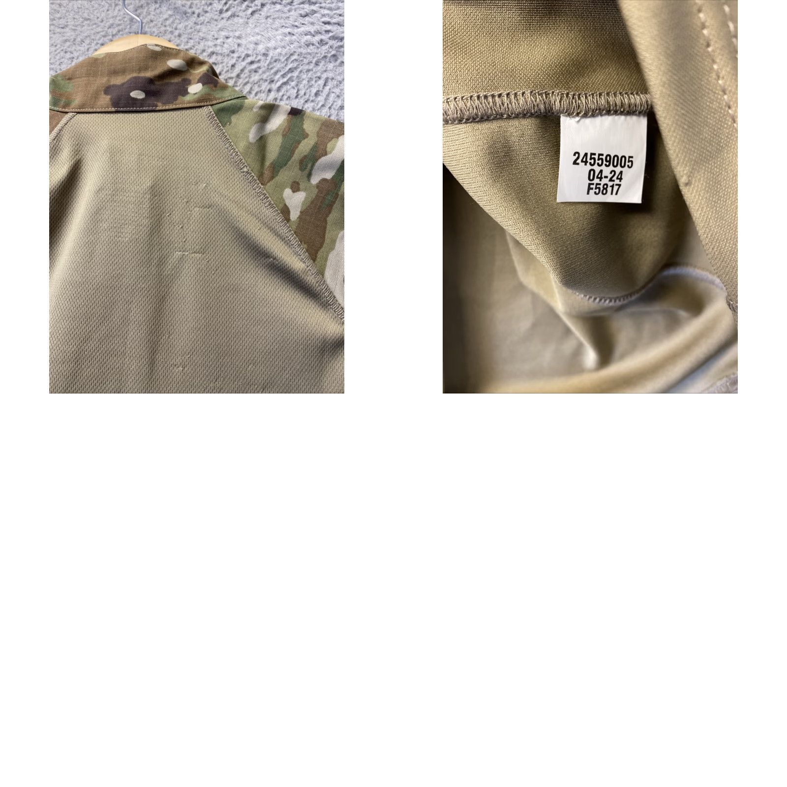 Propper Propper Winter Weight Combat Shirt Sz S Regular Long Sleeve Button-Up OCP 6.5 oz Nylon Cotton Ripstop Pockets Men Size US S / EU 44-46 / 1 - 8 Thumbnail
