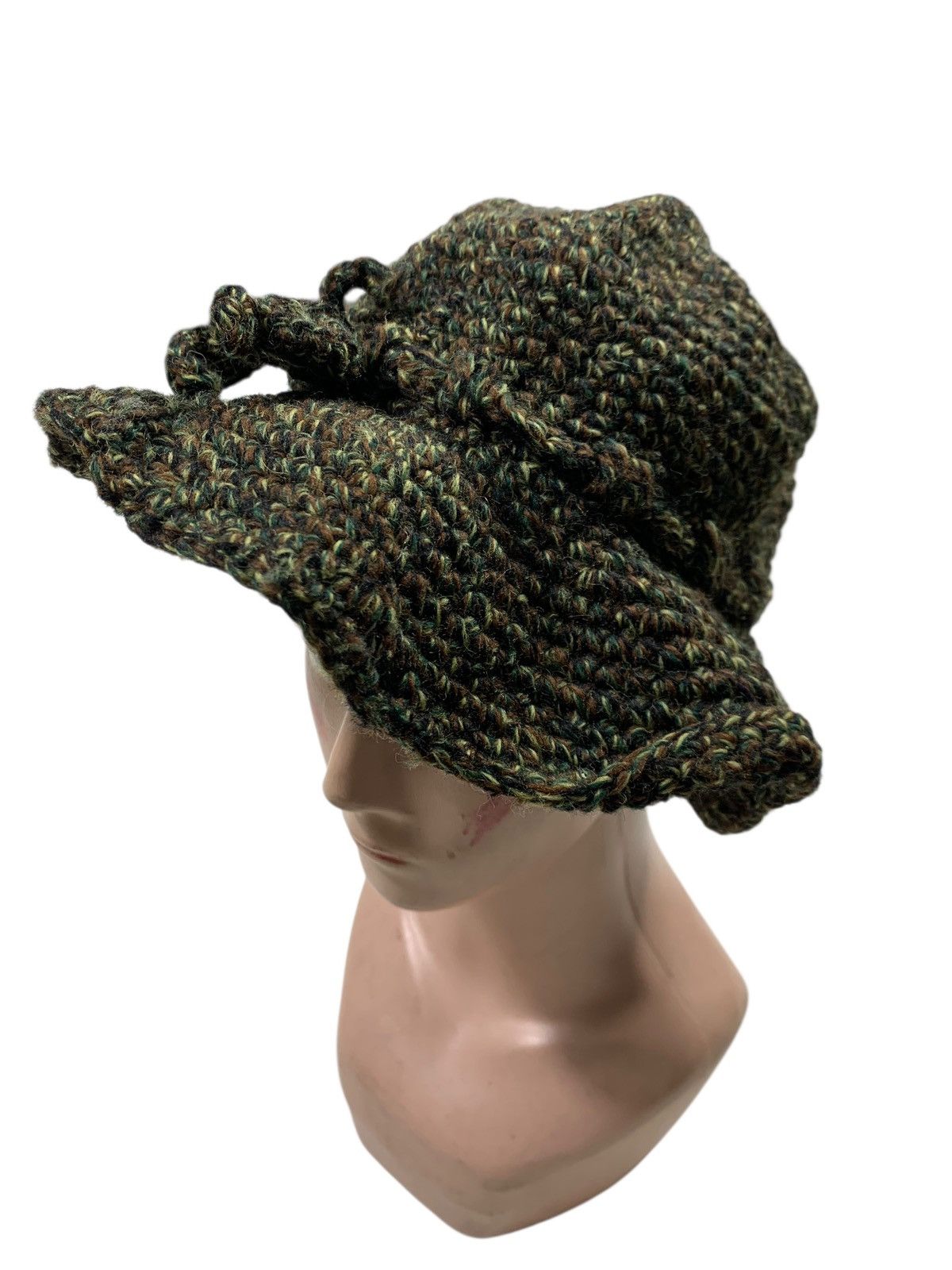 Japanese Brand × Kapital × Vintage Crochet knitted handmade Hats RARE Size ONE SIZE - 5 Thumbnail
