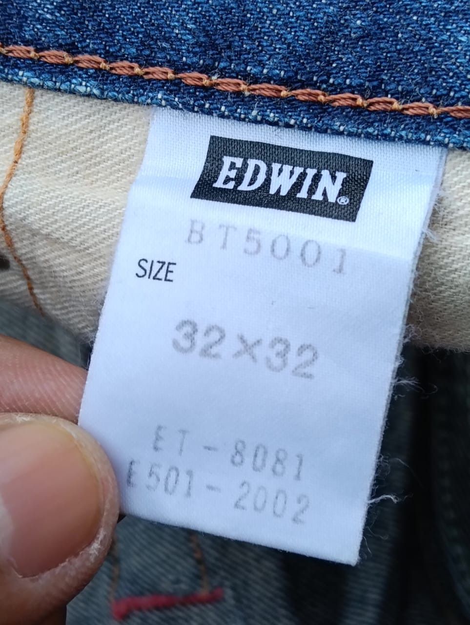 Edwin Edwin Blue Trip 503 Flare Denim Jeans Y2K Style Size US 33 - 3 Thumbnail