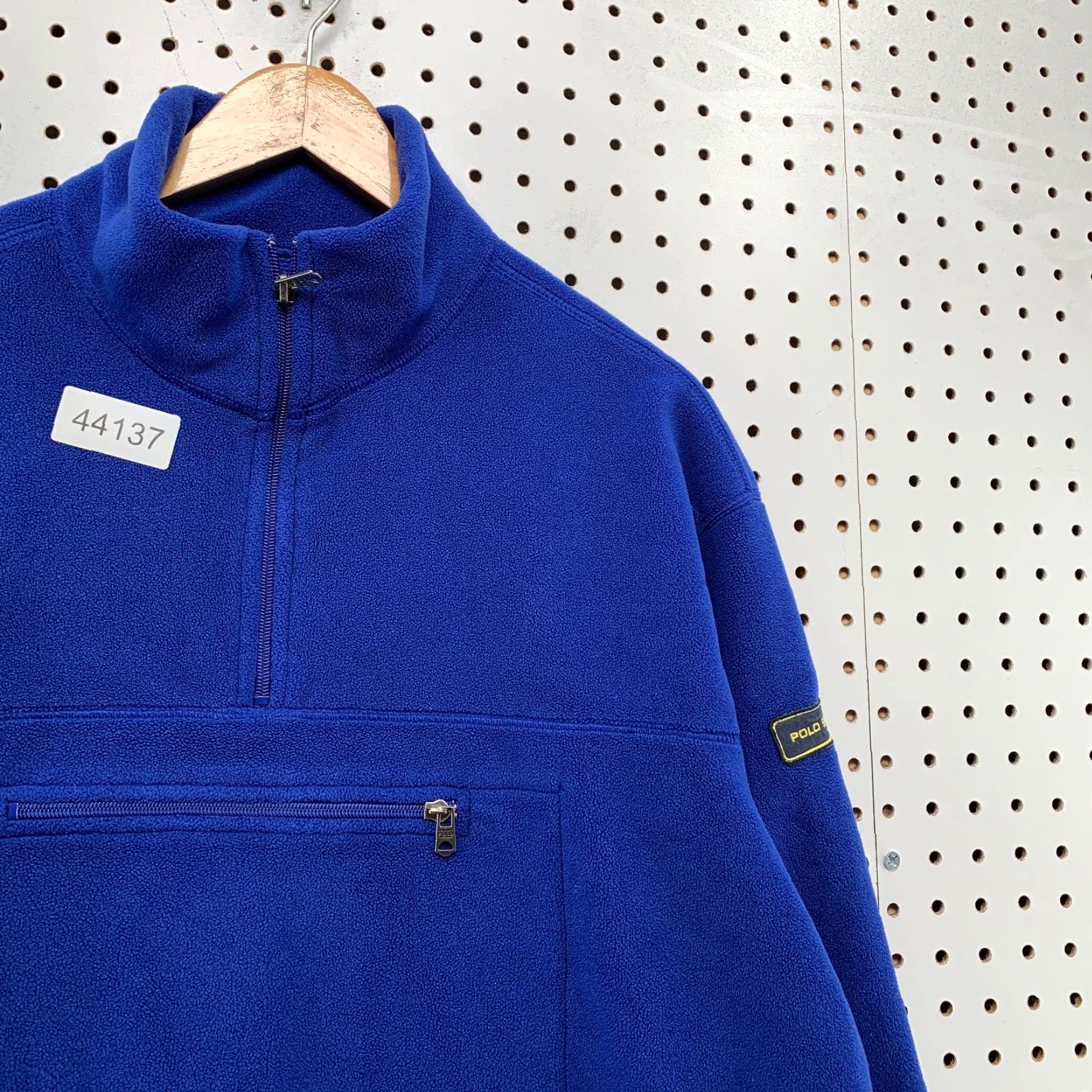 Vintage VINTAGE Polo Sport Ralph Lauren Fleece Zip Pullover Mens L Blue Kangaroo Pocket Polo Sport Fleece Zip Pullover Mens L Blue Kangaroo Pocket Size US L / EU 52-54 / 3 - 4 Thumbnail
