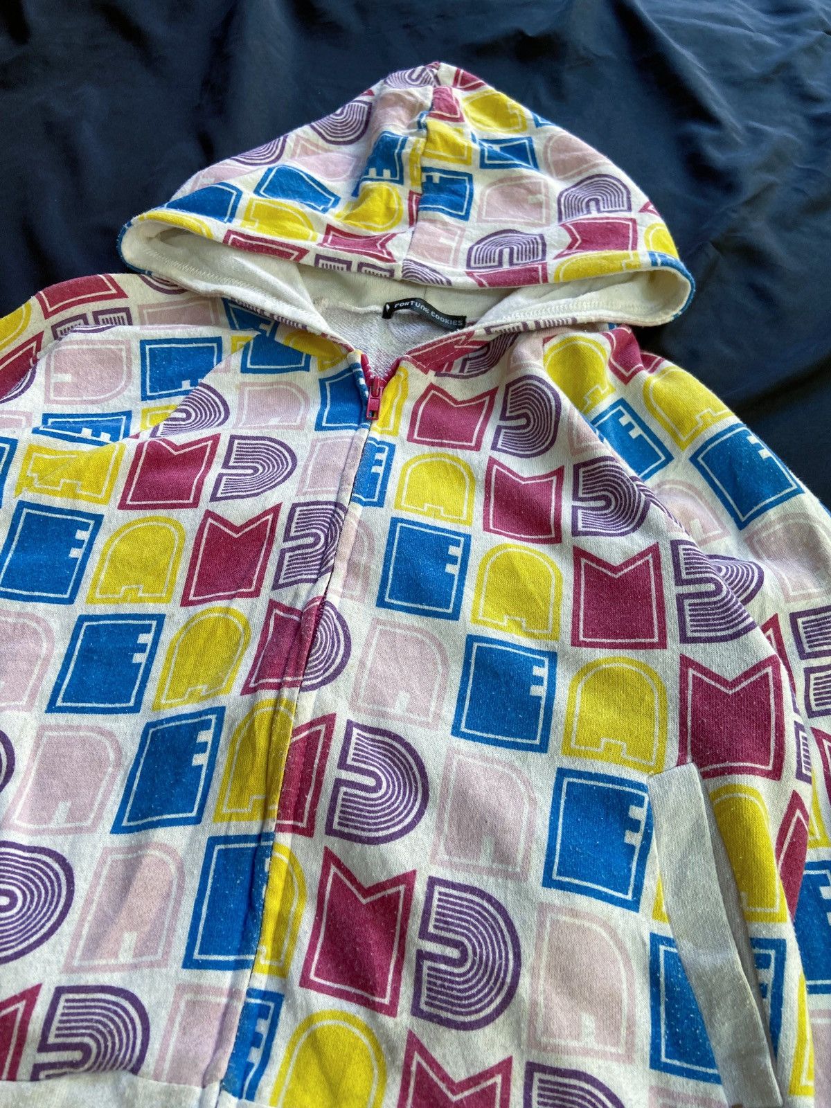 If Six Was Nine × Japanese Brand × Le Grande Bleu (L.G.B.) JAPANESE FORTUNE COOKIES ZIP HOODIE Size US S / EU 44-46 / 1 - 2 Thumbnail