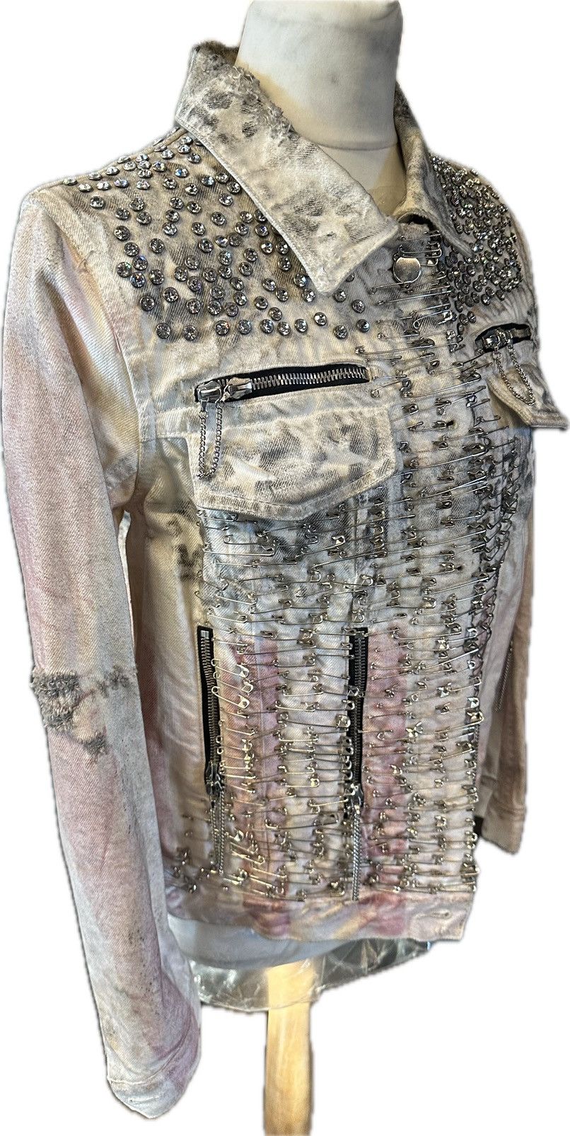 Balmain Balmain Spring 2011 Denim USA Flag Print Jacket Size M / US 6-8 / IT 42-44 - 4 Thumbnail