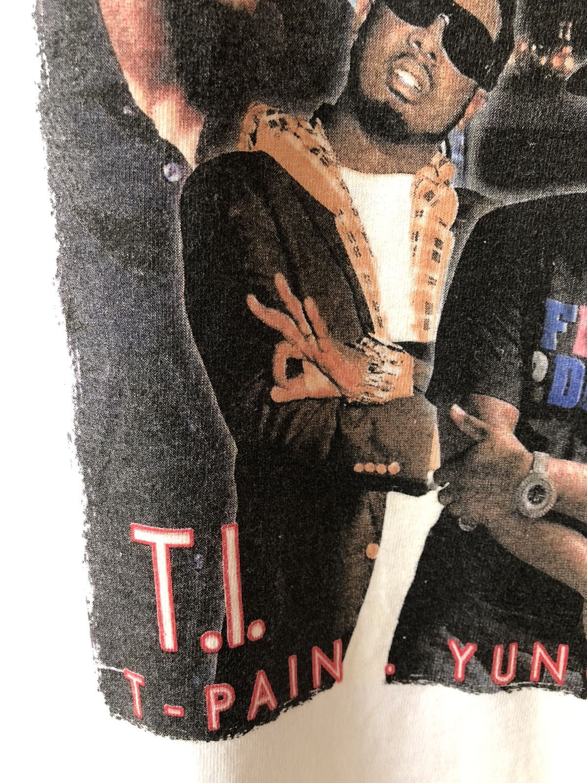 Rap Tees × Vintage Vintage SCREAMFEST 07 T- PAIN CIARA Rap Tee Size US L / EU 52-54 / 3 - 7 Thumbnail