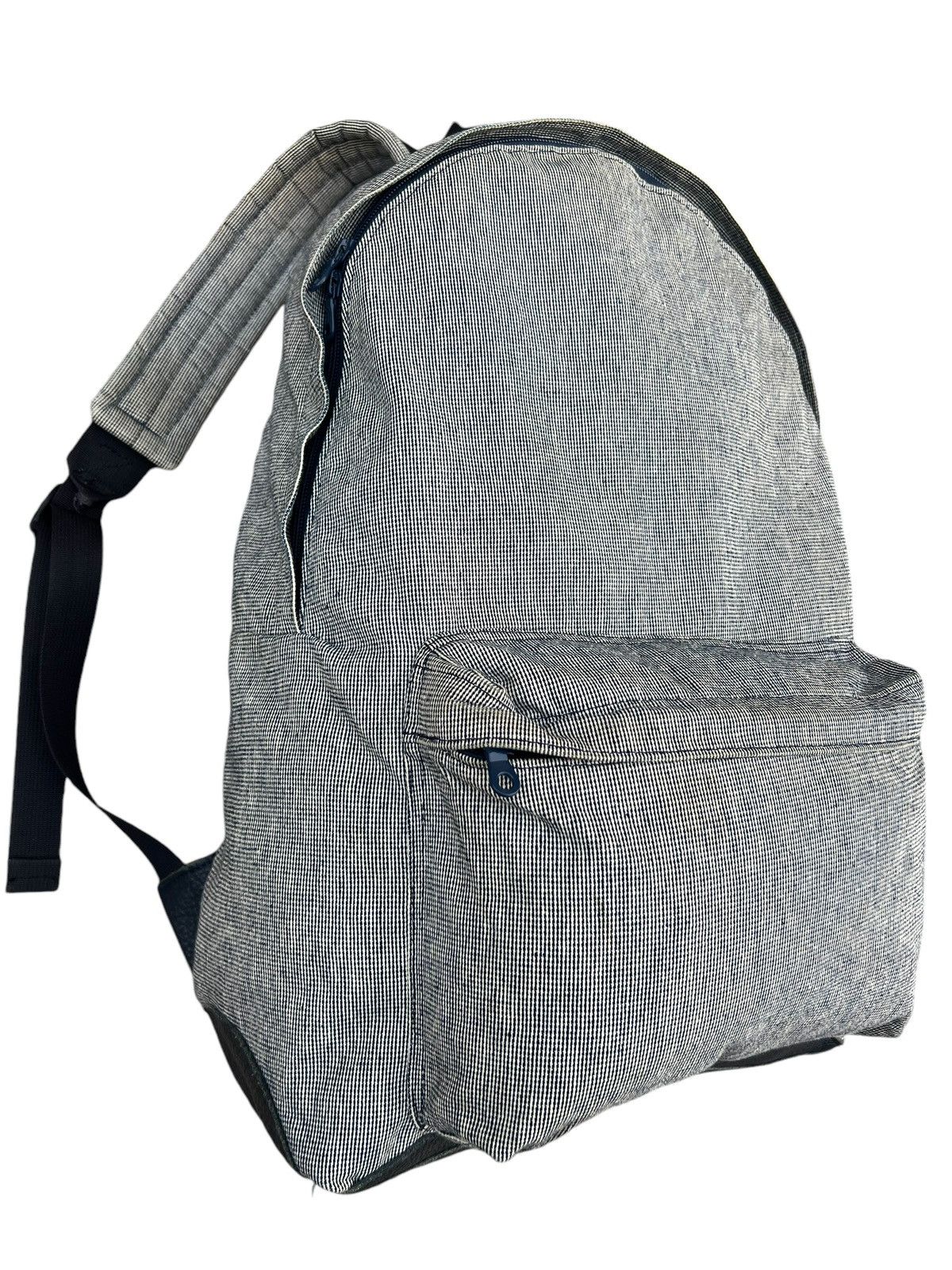 Unused Unused Japan Leather Cotton Backpack Bag Size ONE SIZE - 8 Thumbnail