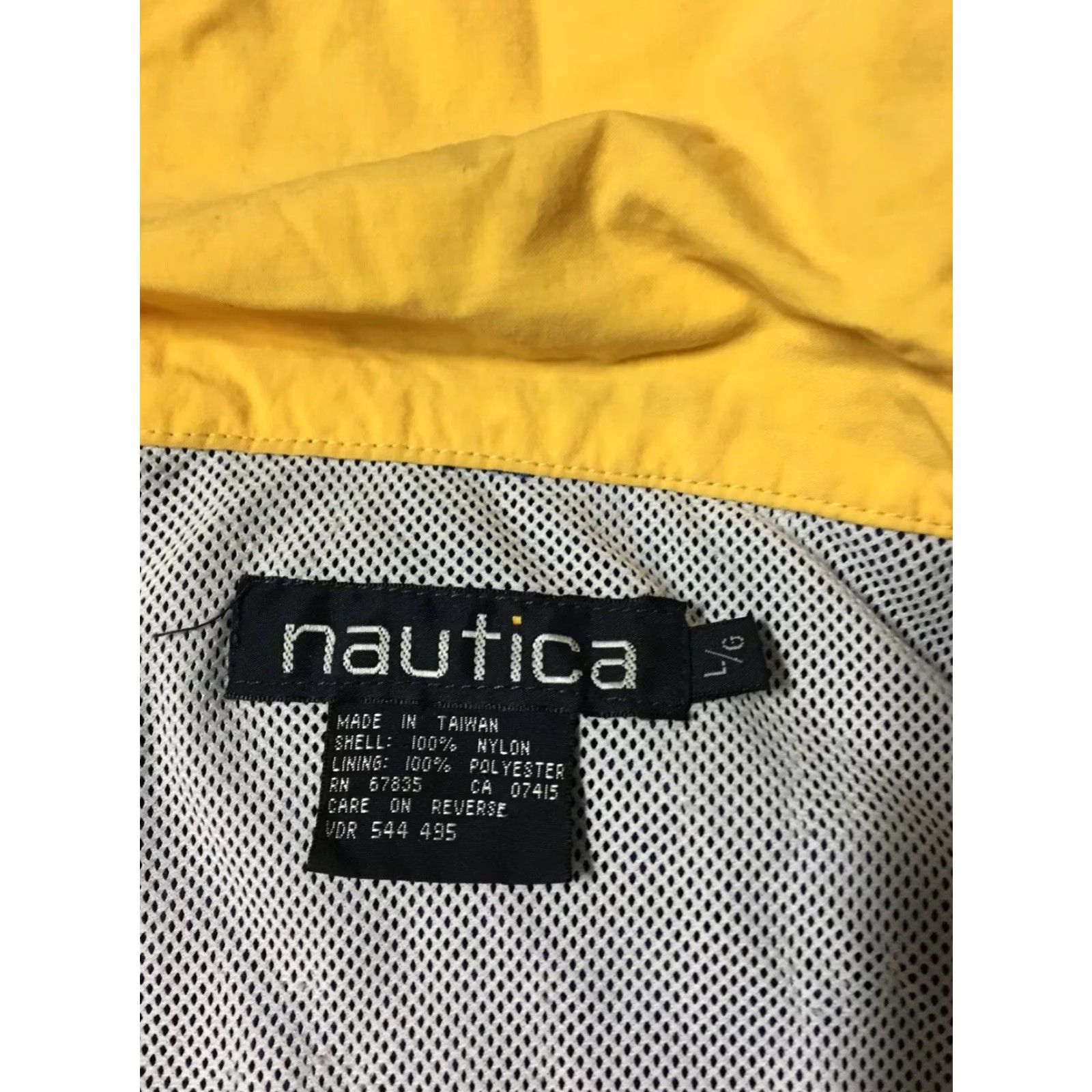 Nautica Vtg 90s Nautica Tahiti Spellout Jacket L Sailing Competition Hip Hop Beach USA Size US L / EU 52-54 / 3 - 7 Thumbnail