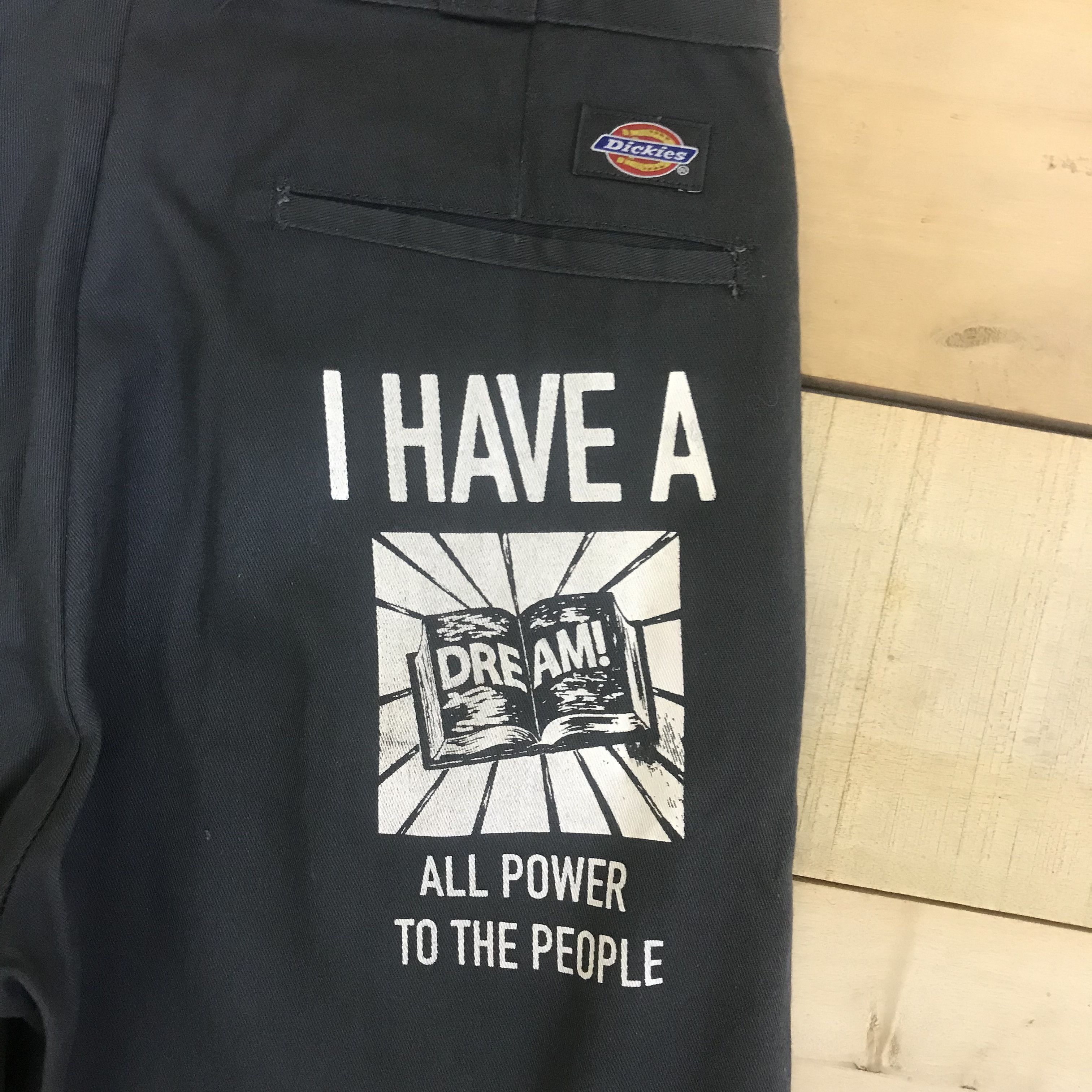 Dickies × Japanese Brand X274 DICKIES X POWER TO THE PEOPLE JAPAN BRAND PANTS Size US 29 - 3 Thumbnail