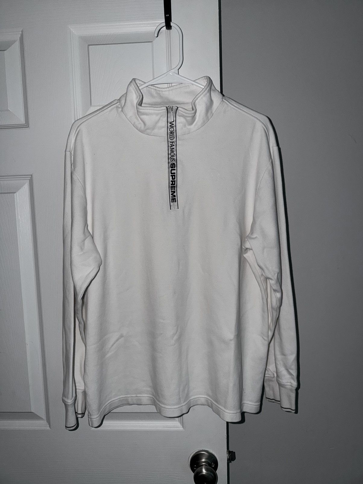 Supreme World Famous Supreme Quarter Zip Size US L / EU 52-54 / 3 - 2 Thumbnail