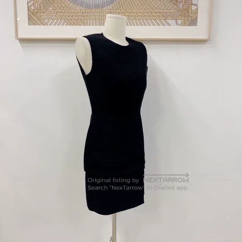 Balenciaga Balenciaga Black Sleeveless Dress Size XS / US 0-2 / IT 36-38 - 6 Thumbnail