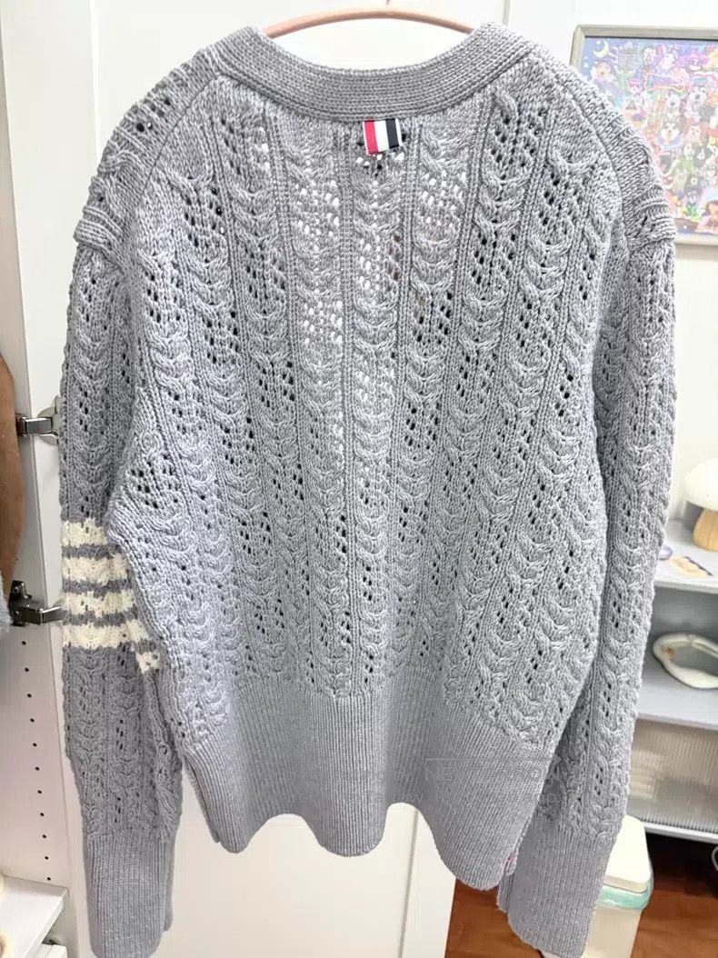 Thom Browne Thom Browne Striped woolen knitted sweater Size US S / EU 44-46 / 1 - 4 Thumbnail