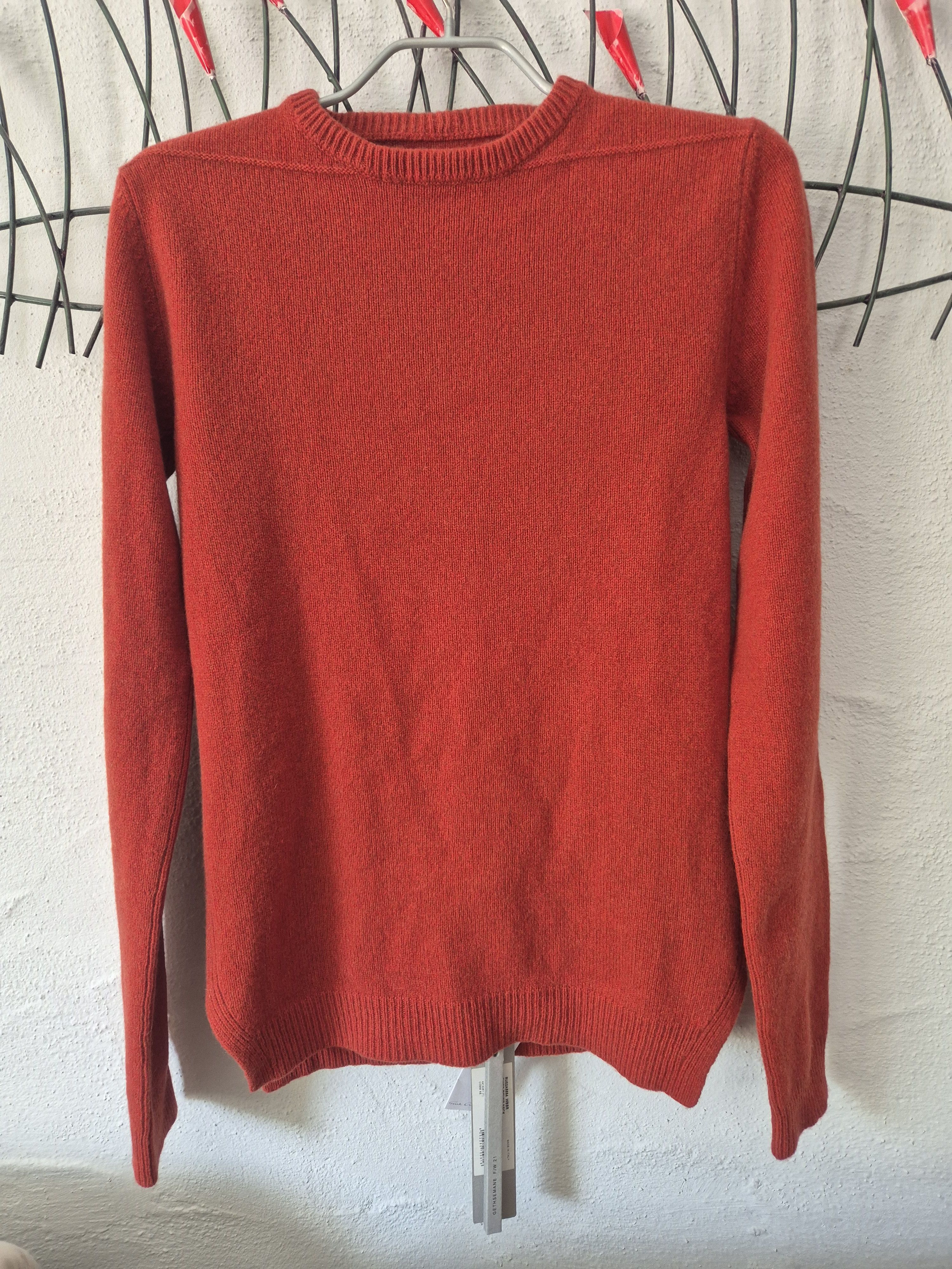 Rick Owens Rick Owens biker round neck cashmere (97%) sweatshirts new Size US M / EU 48-50 / 2 - 1 Thumbnail