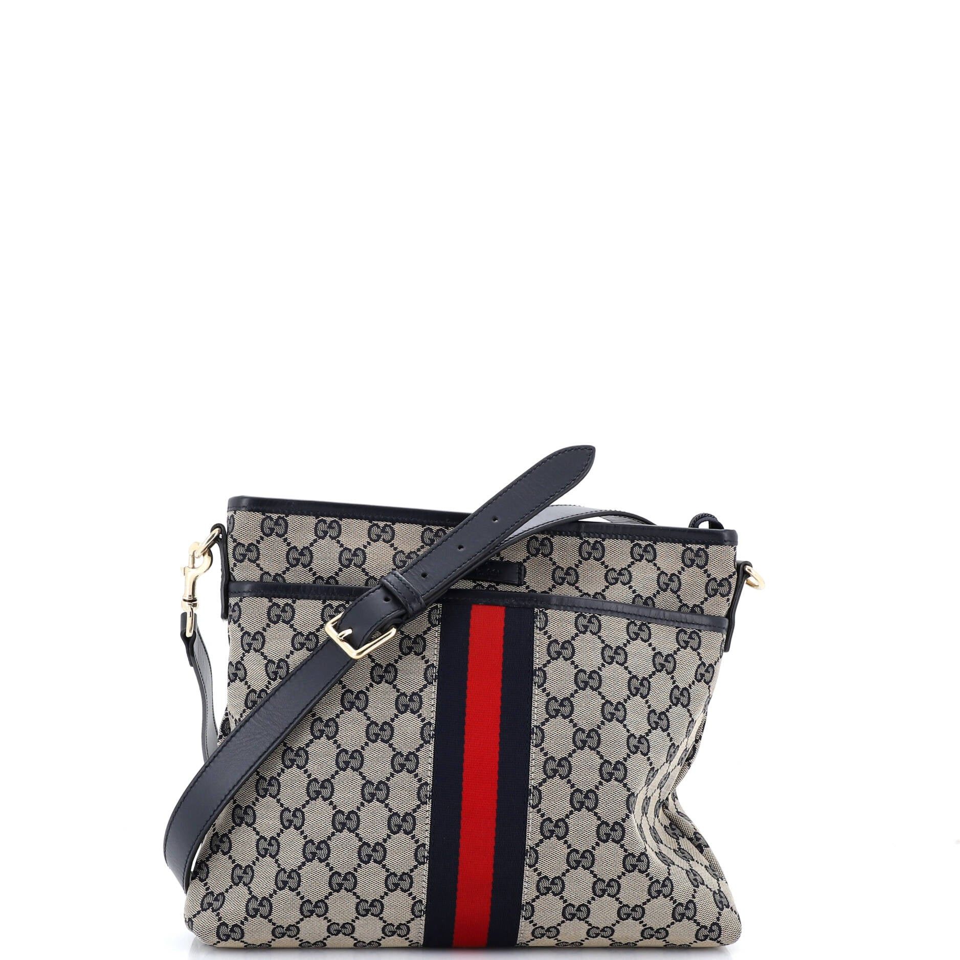 Gucci Front Pocket Web Messenger Size ONE SIZE - 1 Thumbnail