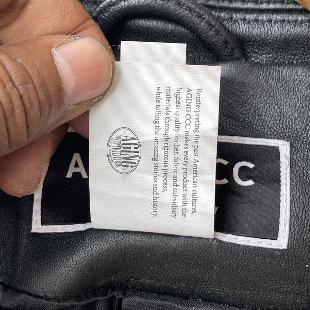 14th Addiction Archive AGINGCCC Lambskin Leather Single Rider Jacket Size US L / EU 52-54 / 3 - 14 Thumbnail