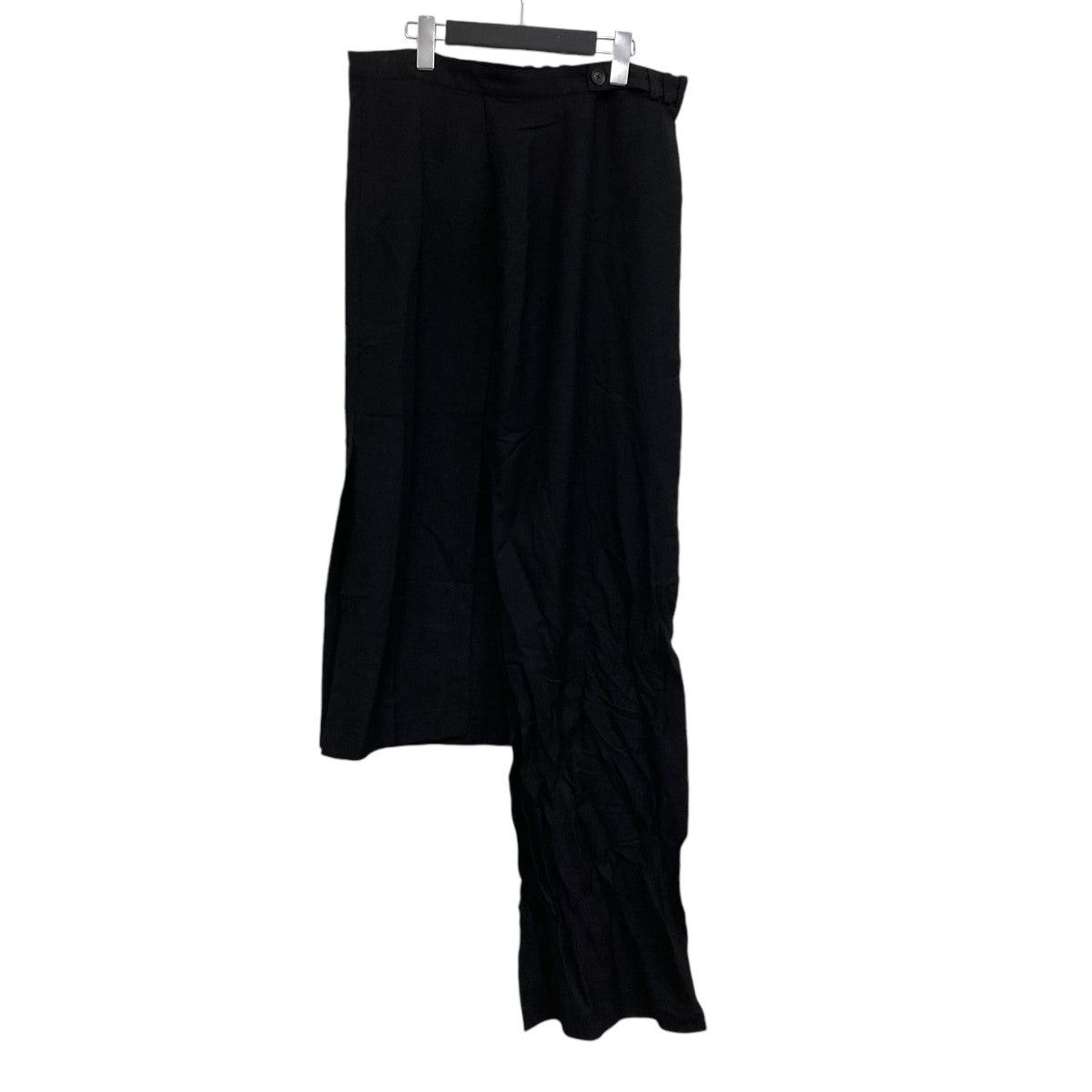 Yohji Yamamoto yohji yamamoto 24SS W Ry Hard Twisted Gabardine WRAP SKIRT Size US 33 - 2 Thumbnail