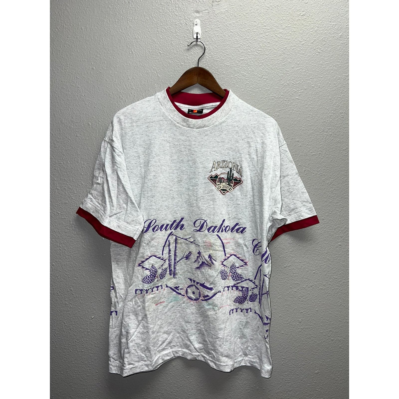 Signal Sport Vintage Destination Shirt Test Print Arizona South Dakota L Size US L / EU 52-54 / 3 - 1 Thumbnail