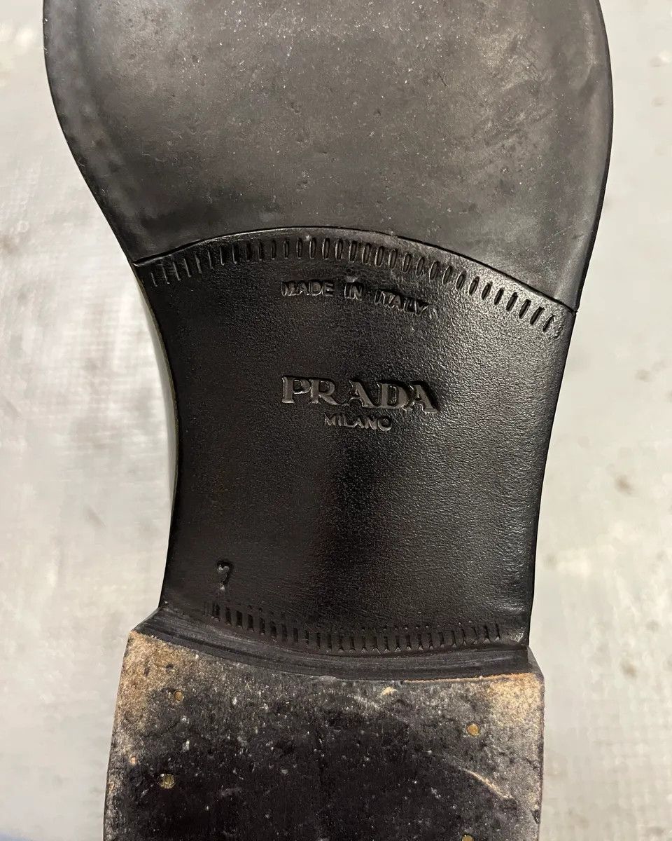 Prada Prada Brown Leather Chelsea Boots Size US 8 / EU 41 - 9 Thumbnail
