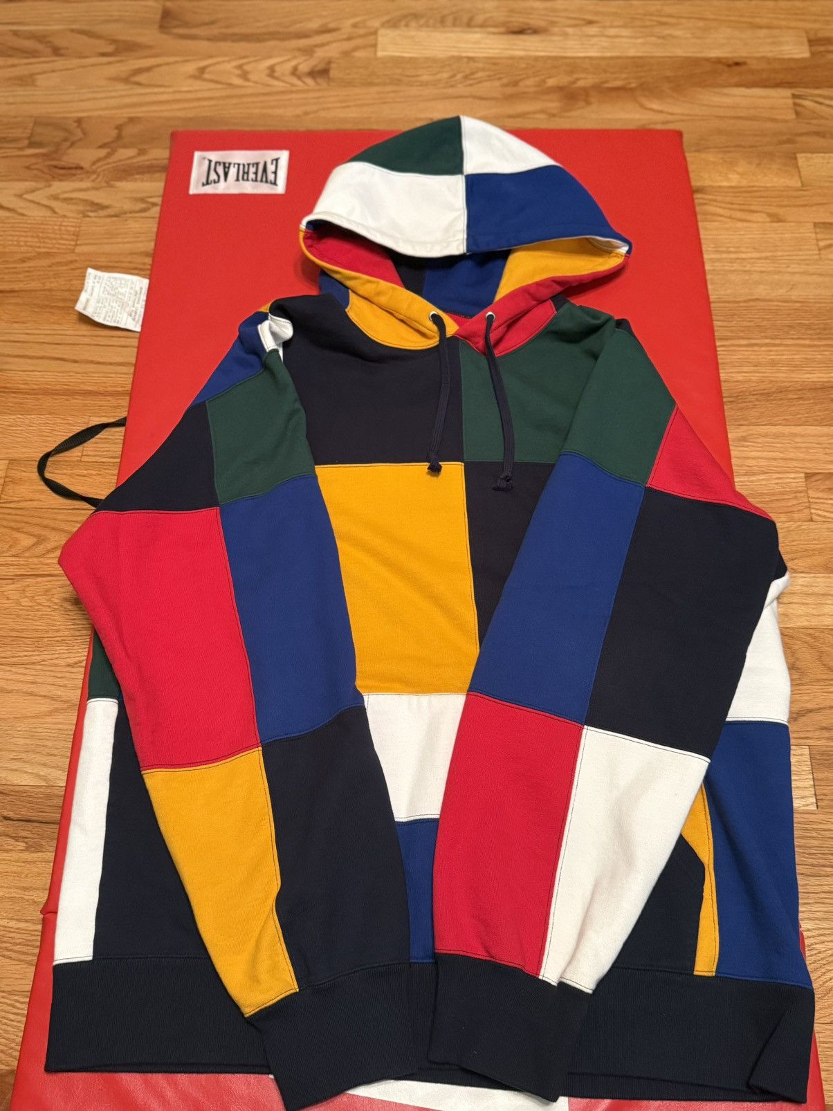 Supreme FW17 Supreme Patchwork Hooded Sweatshirt Size XL Size US XL / EU 56 / 4 - 2 Thumbnail