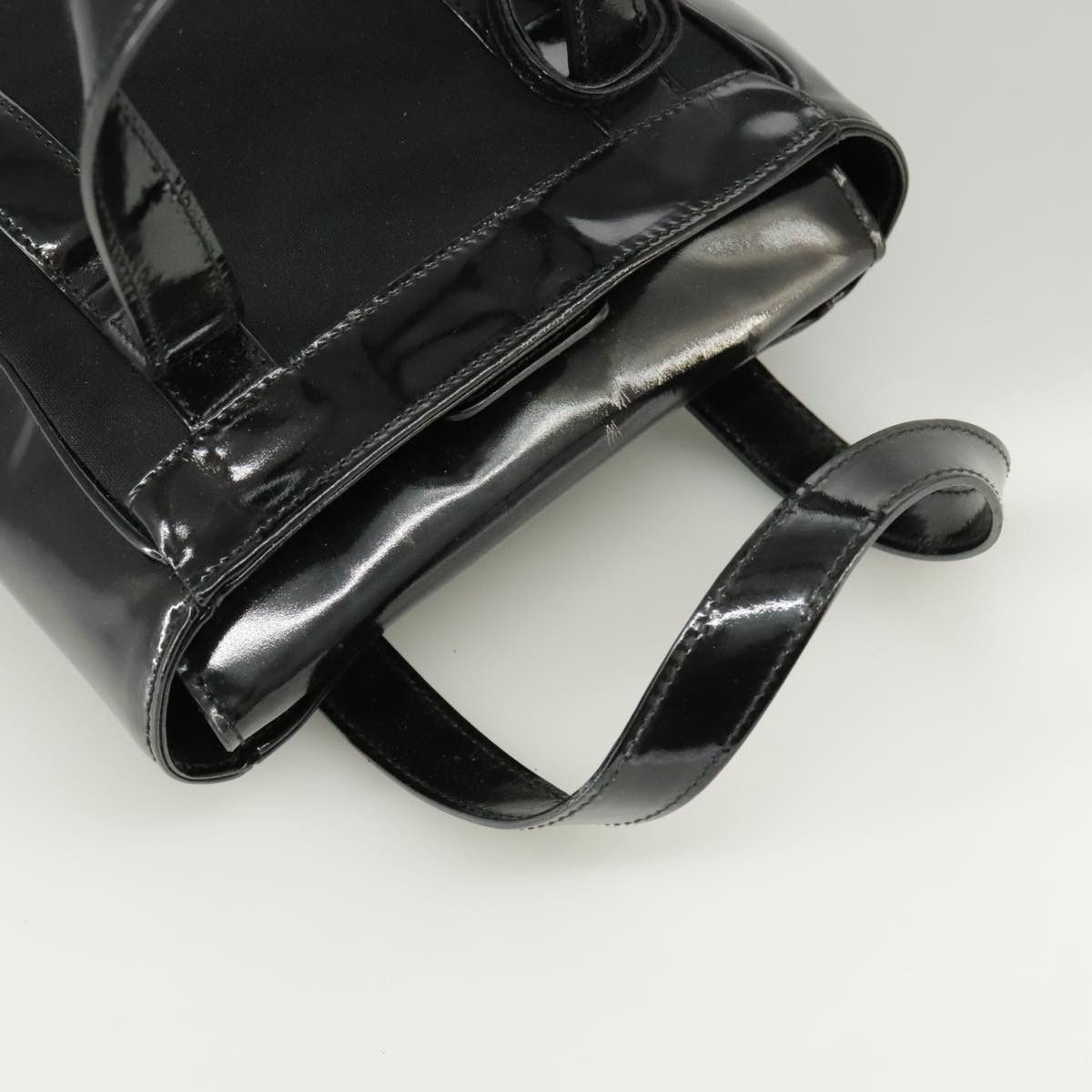 Gucci GUCCI Hand Bag Enamel Black Size ONE SIZE - 6 Thumbnail