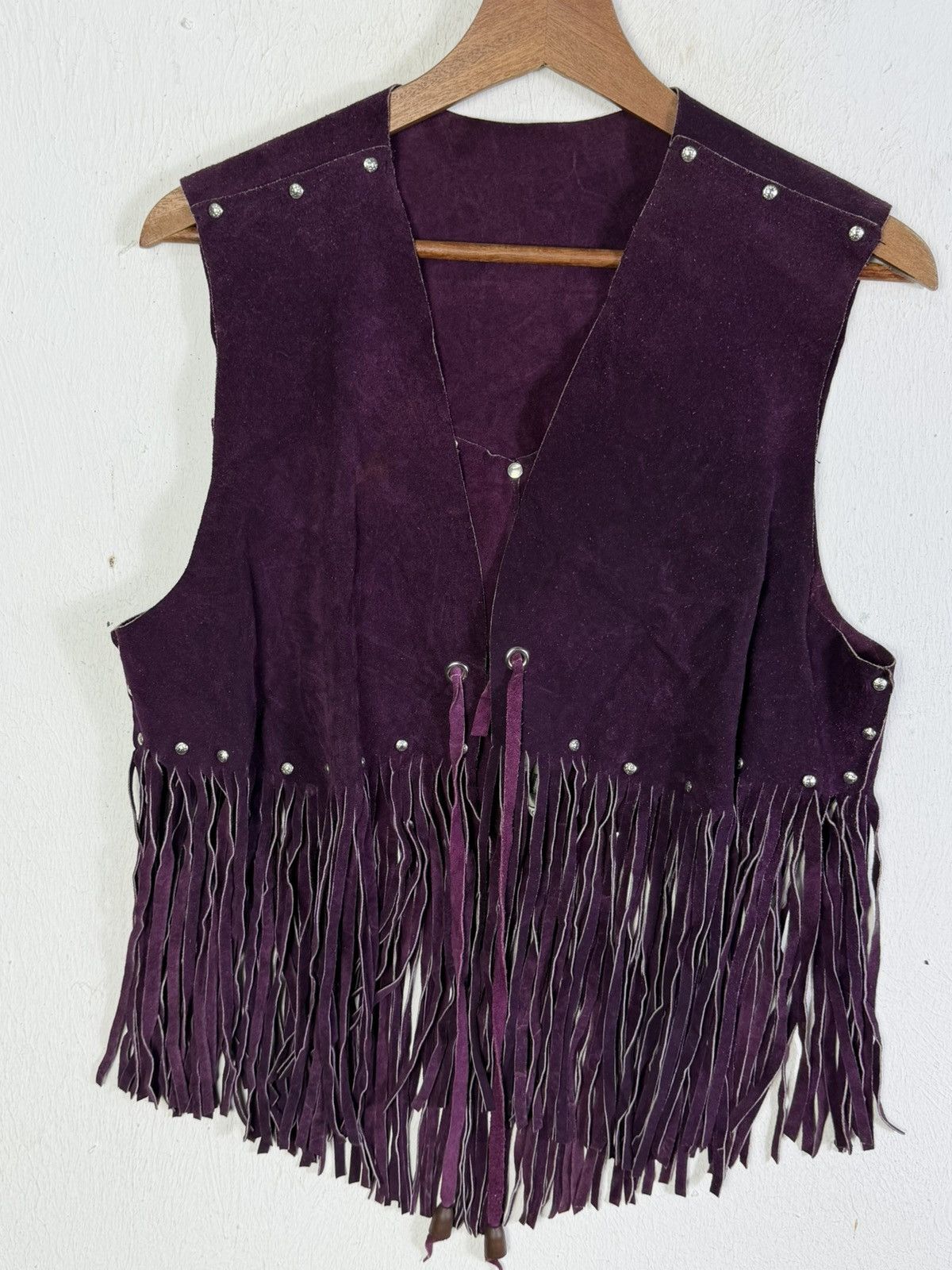 Vintage Sullivan Abuquerque Fringed Suede Size US M / EU 48-50 / 2 - 5 Thumbnail