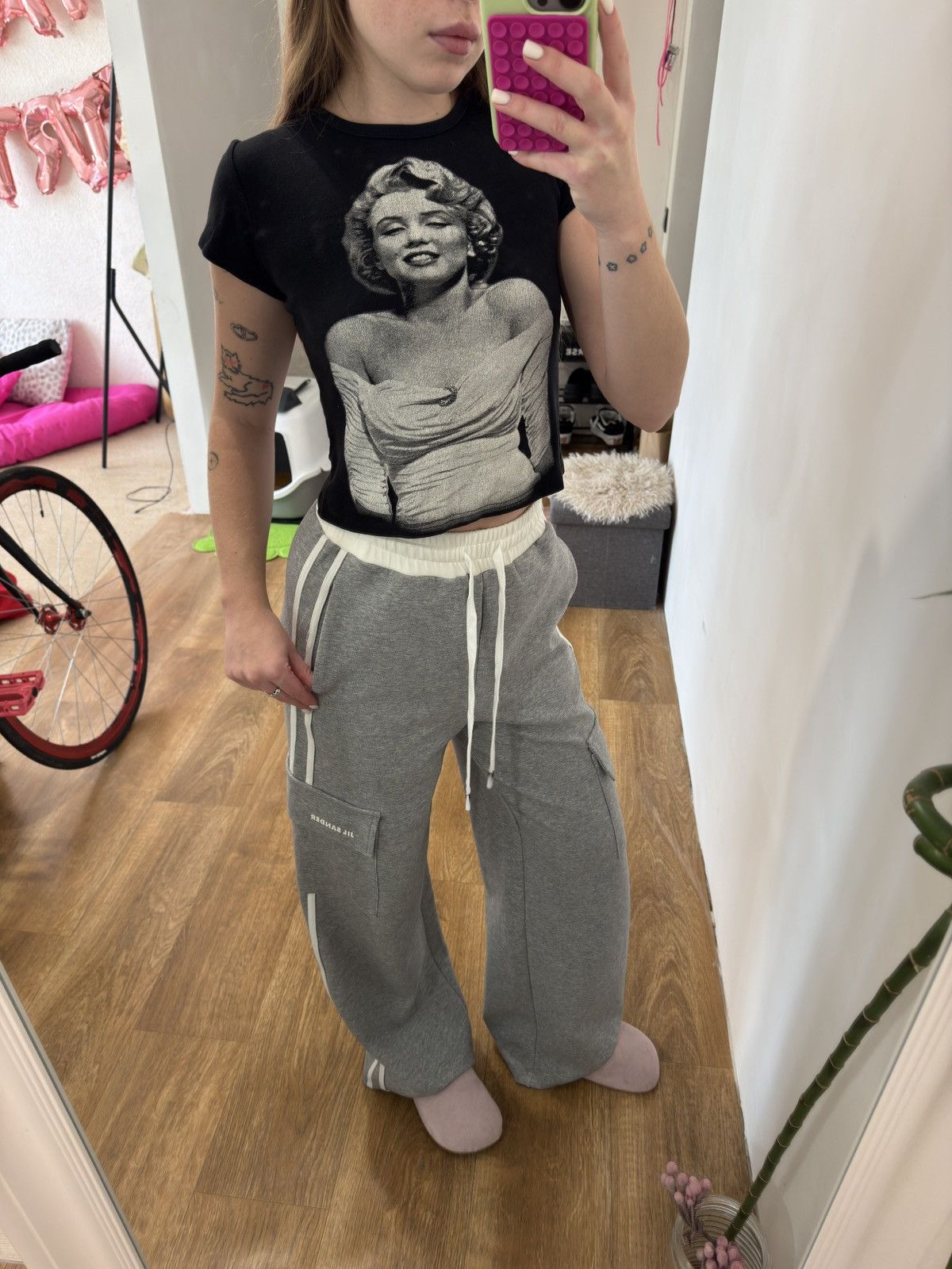 Jil Sander JIL SANDER WIDE LEG SWEATPANTS Size 27" / US 4 / IT 40 - 8 Thumbnail