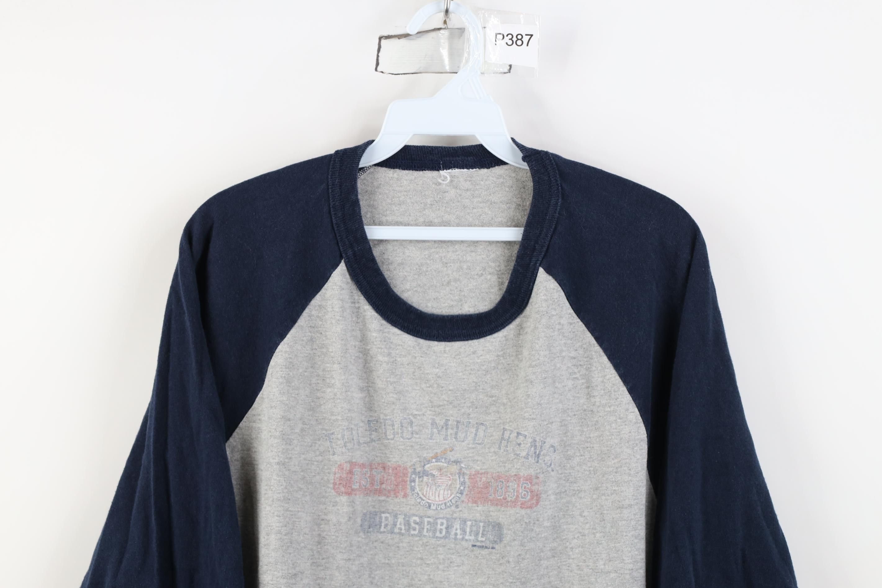 Vintage Vintage Y2K 2004 Toledo Mud Hens Baseball Raglan T-Shirt Size US L / EU 52-54 / 3 - 2 Thumbnail