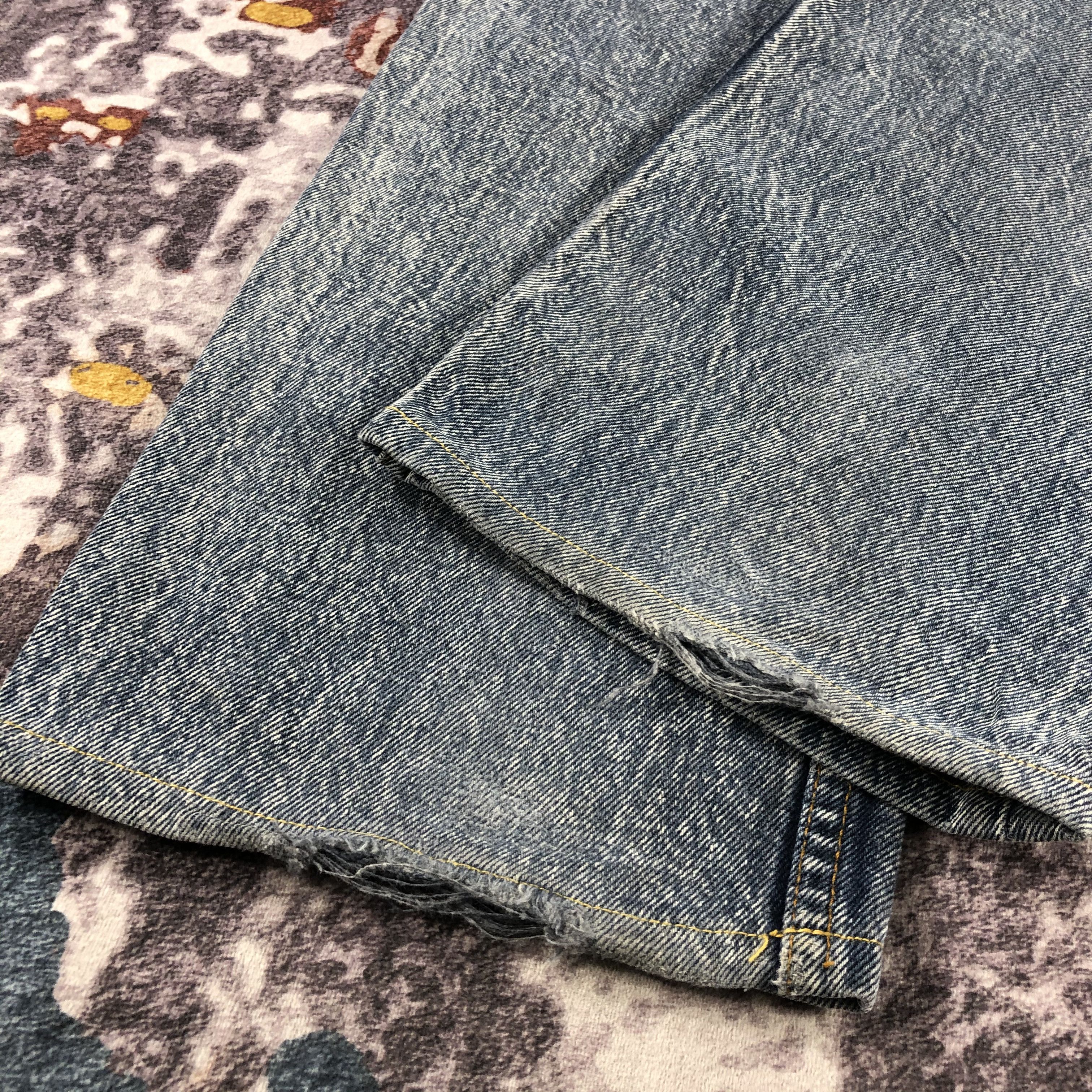 Levi's × Levi's Vintage Clothing × Vintage Vintage 90s Faded Black Levis 501 Jeans-JM2843 Size US 32 / EU 48 - 4 Thumbnail