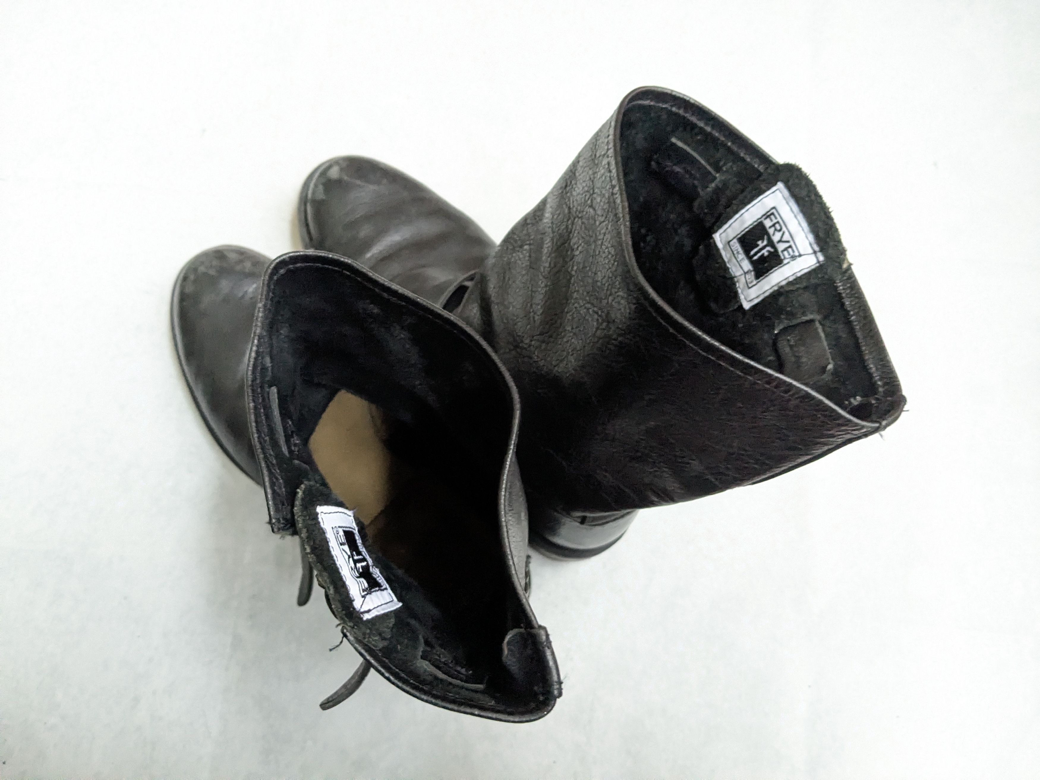Frye Frye Engineer Boots Black Leather 7 Leather Buckle Size US 7 / EU 40 - 14 Thumbnail