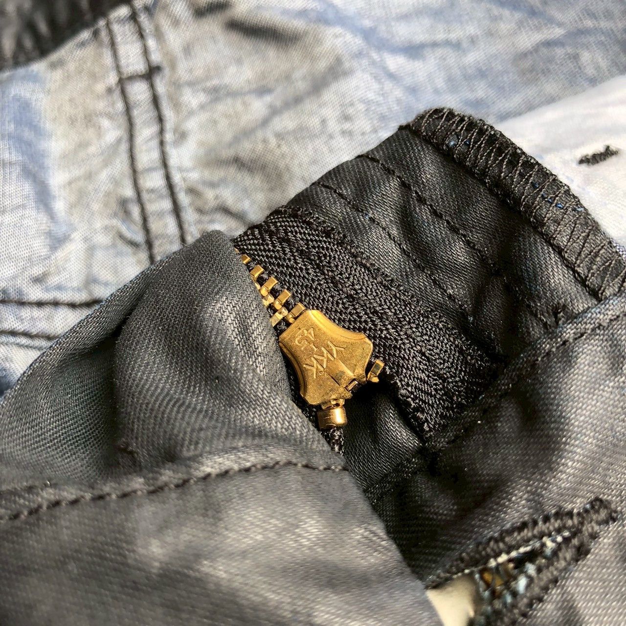 R13 R13 Waxed Droopy Skinny Jeans Made in Italy Size 26/Waist33” Size 33" - 7 Thumbnail