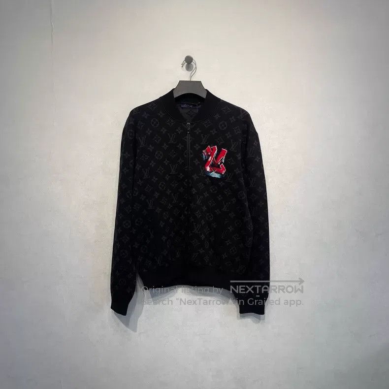 Louis Vuitton Louis Vuitton Old Flower Graffiti Print Zipper Jacket Size US XL / EU 56 / 4 - 1 Thumbnail