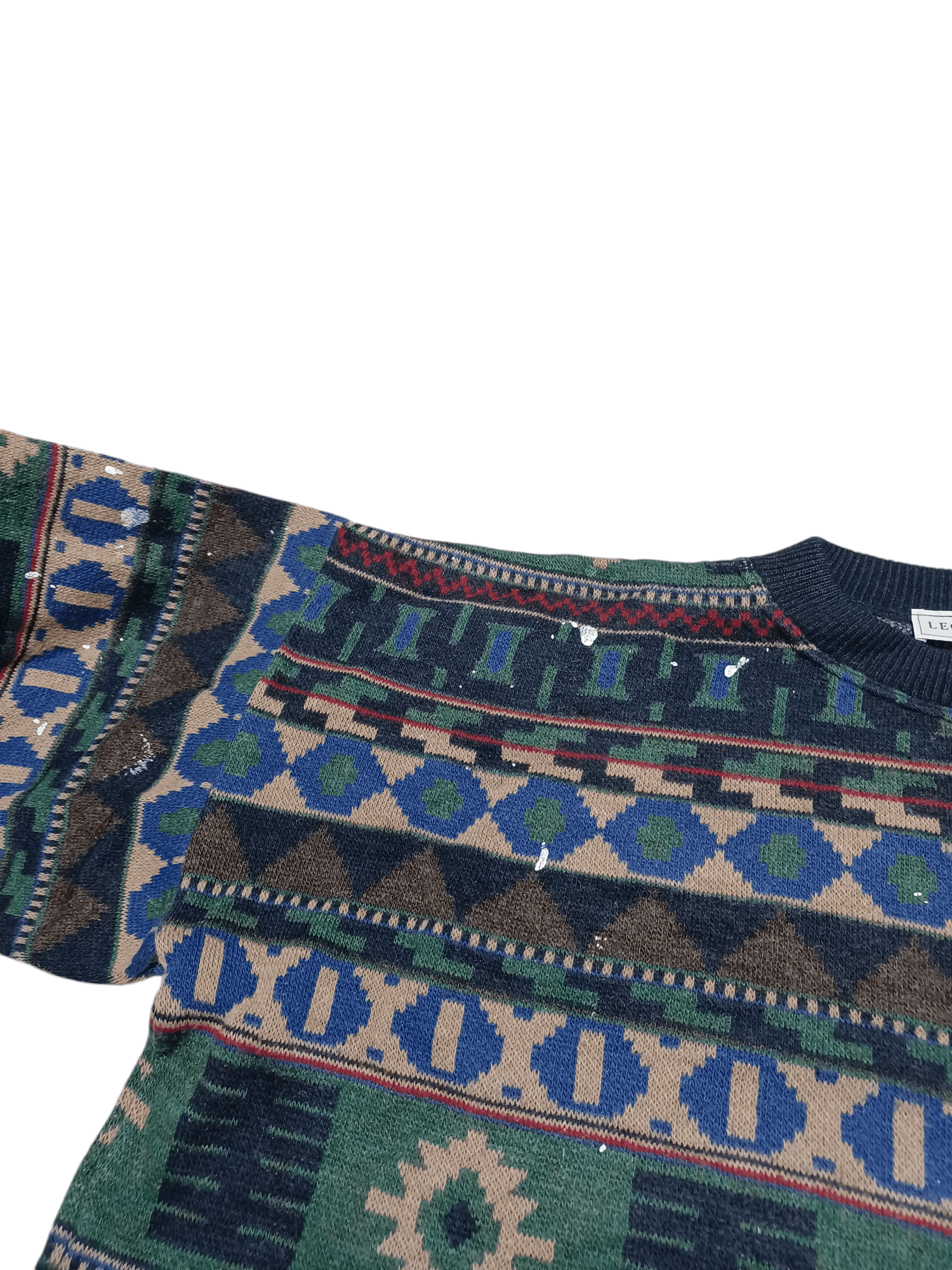 Other VINTAGE 90S PAINTED MADE IN ITALY Y2K OLDMONEY SWEATER Size US XL / EU 56 / 4 - 5 Thumbnail