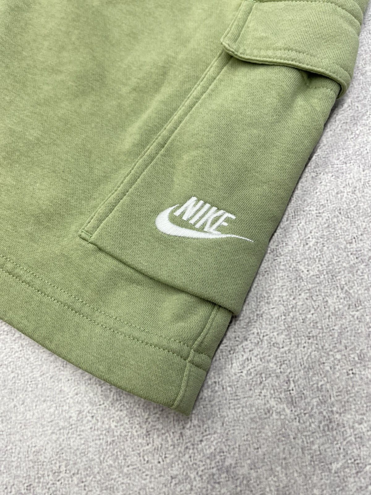 Jordan Brand Mens Nike Cargo Shorts Green Drill Y2K ACG TN Size US 36 / EU 52 - 5 Thumbnail